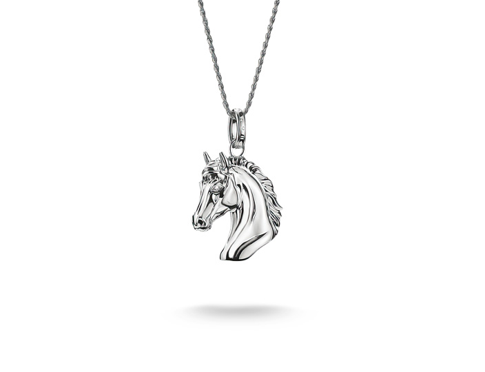 Thomas Sabo KE2342-643-21-L50V ELYNDRA Kette 50 cm - Sterling Silber geschw. & Zirkonia - Silberfarben