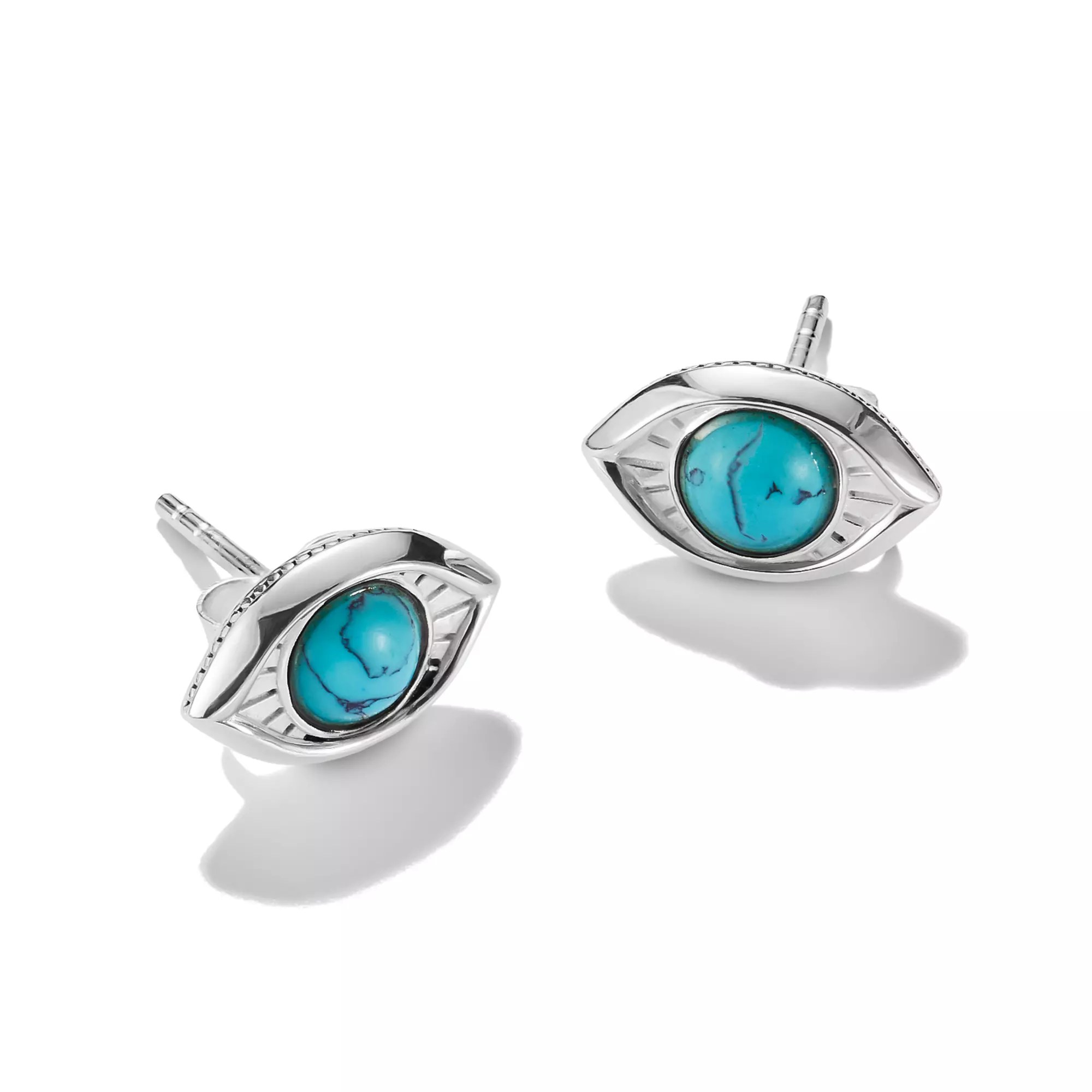 Thomas Sabo ELYNDRA Ohrstecker - Sterling Silber & imit. Türkis - Türkis – Ansicht 2