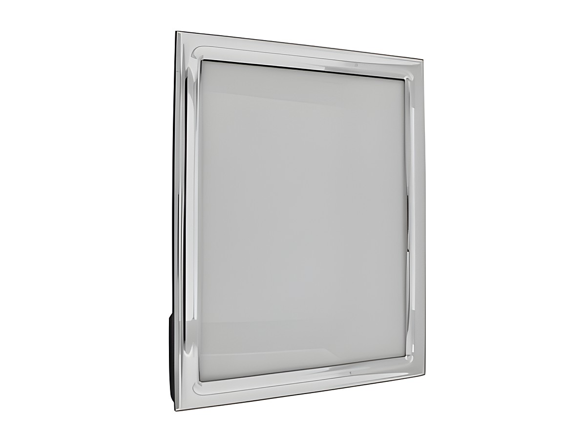 Bilderrahmen aus Sterling Silber in rechteckiger Form für die Fotogröße 13 x 18 cm, elegant und modern gestaltet, Hersteller Juwelier Harnisch, ideal zur Präsentation von Lieblingsbildern.
