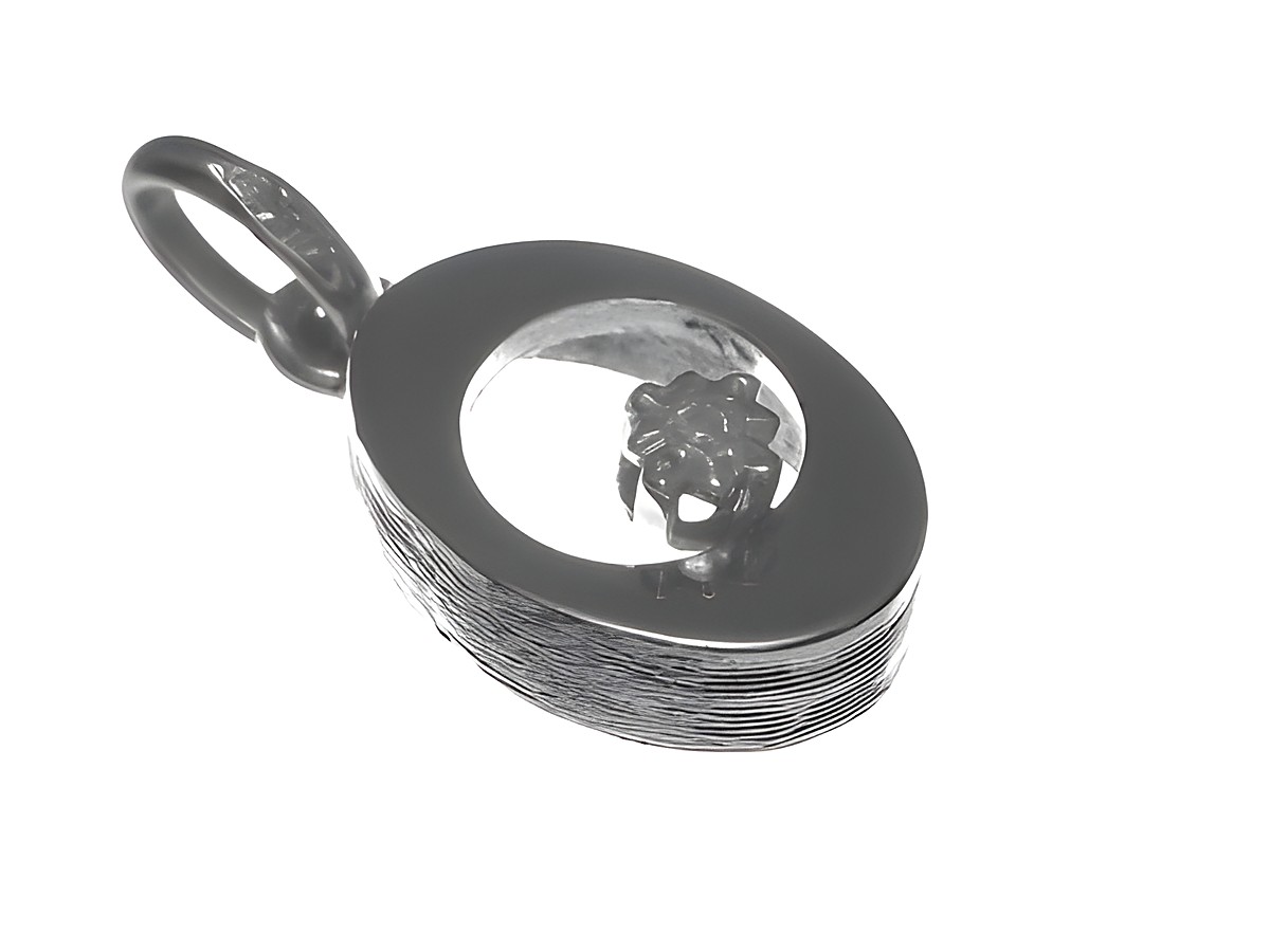 Gold Anhänger aus Gold 585 mit einem Diamanten von 0,01 ct in Weißgold, hergestellt von Juwelier Harnisch, schmuckvoll und elegant gestaltet.