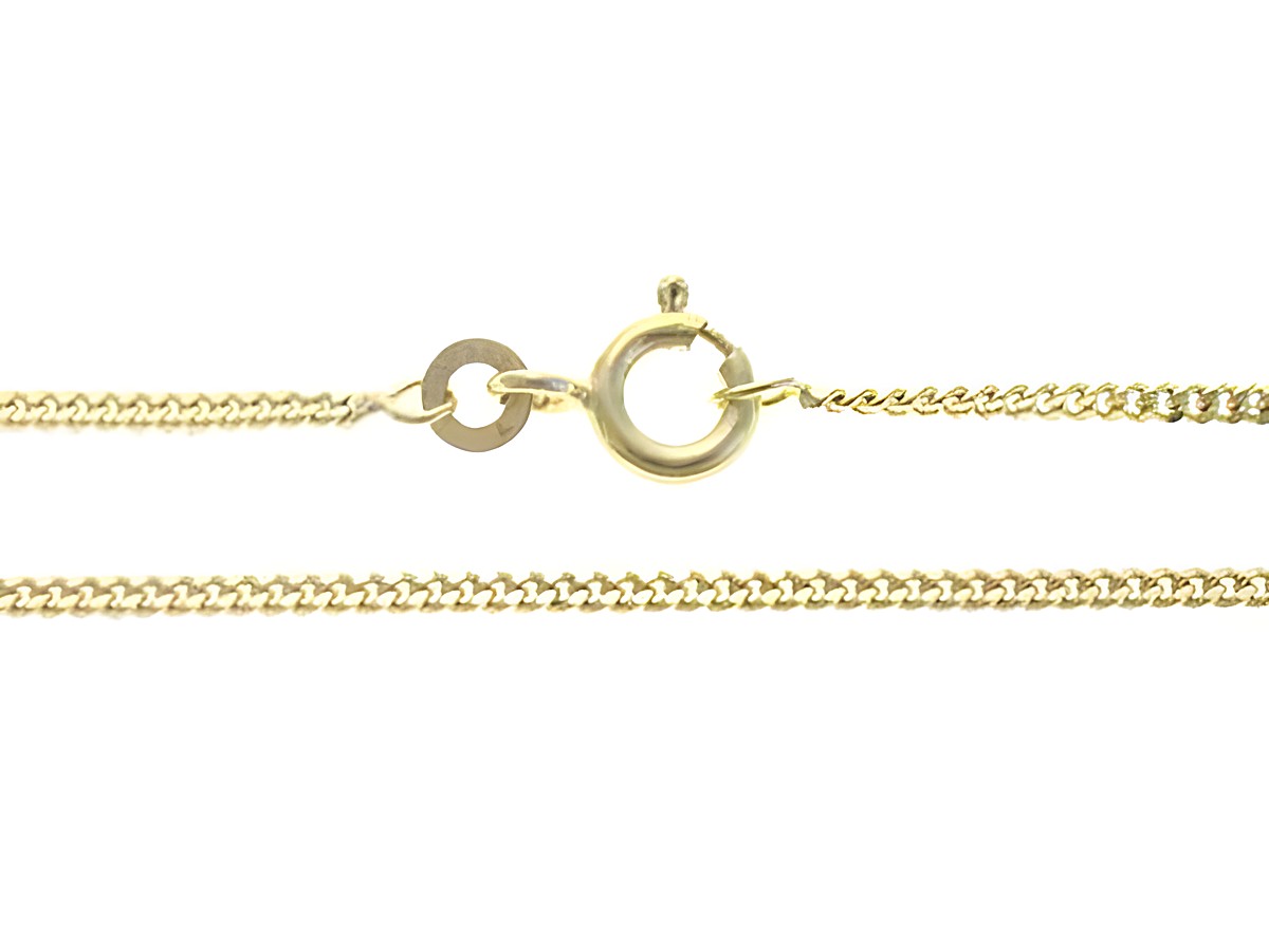 Gelbgold 585 Panzerkette mit einer Länge von 60 cm und einer Drahtstärke von 40, Hersteller Juwelier Harnisch, hochwertiger Verschluss und elegantes Design.
