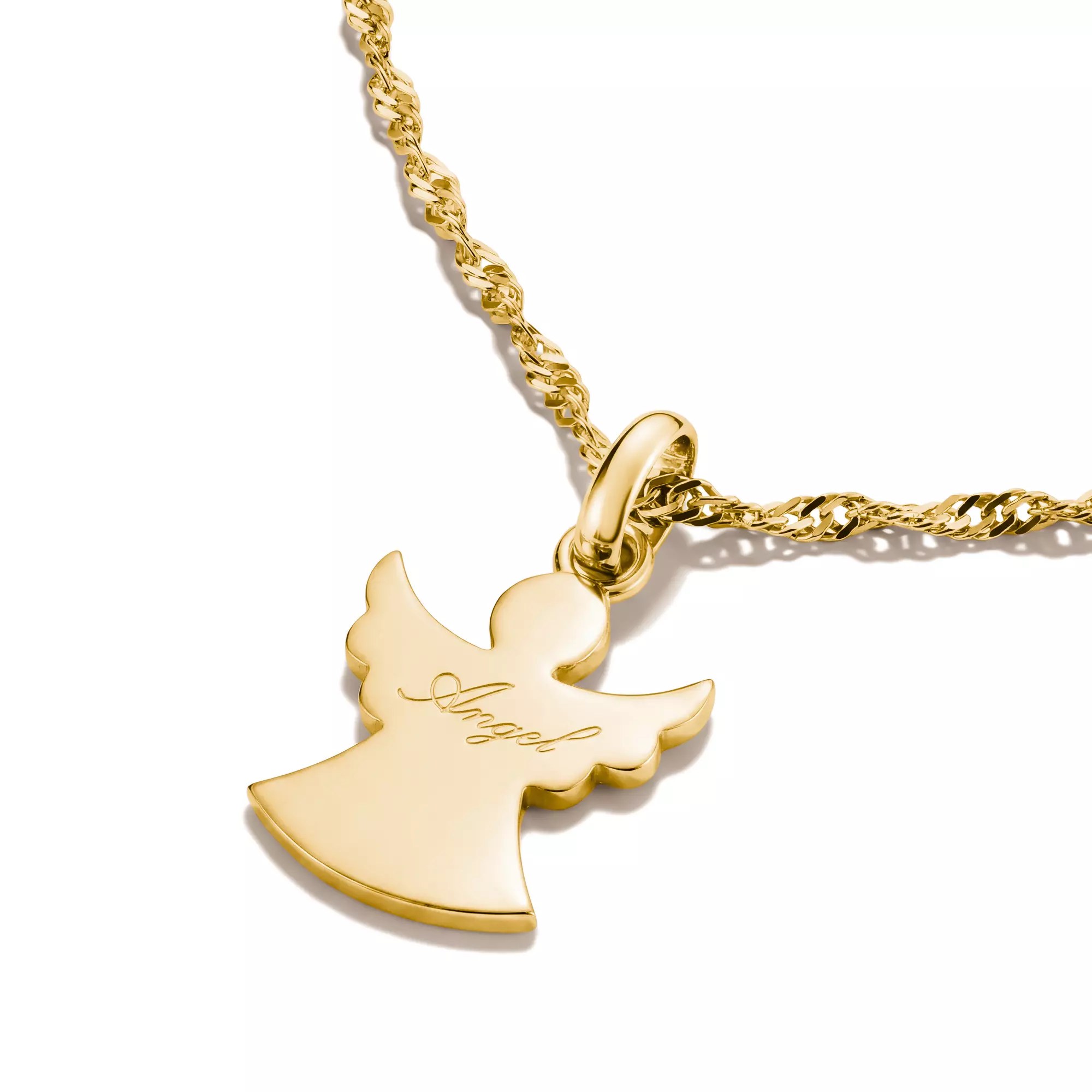 Thomas Sabo Connect - Charm Engel - 18k Gelbgold Vergoldung - Charm mit Öse – Ansicht 2