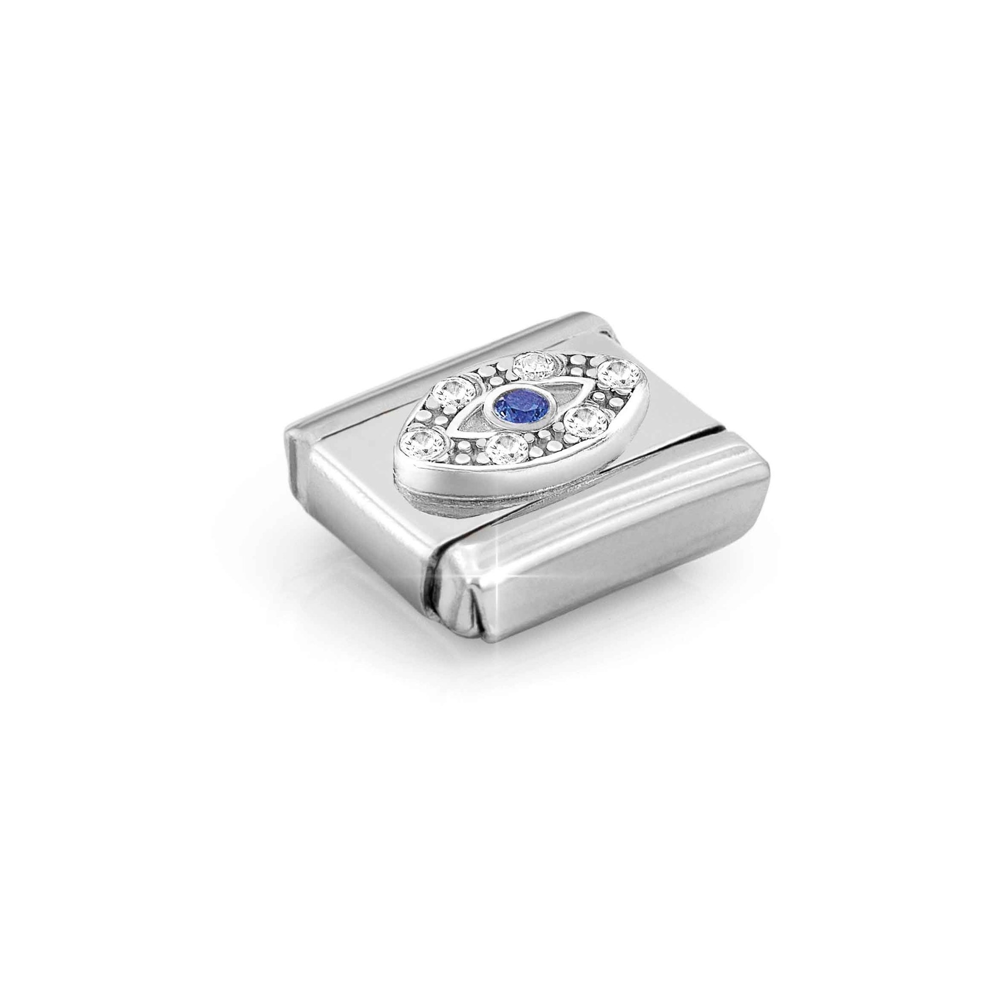 Nomination Composable Classic Charm griechisches Auge - Edelstahl, Sterling Silber, Zirkonia – Ansicht 4