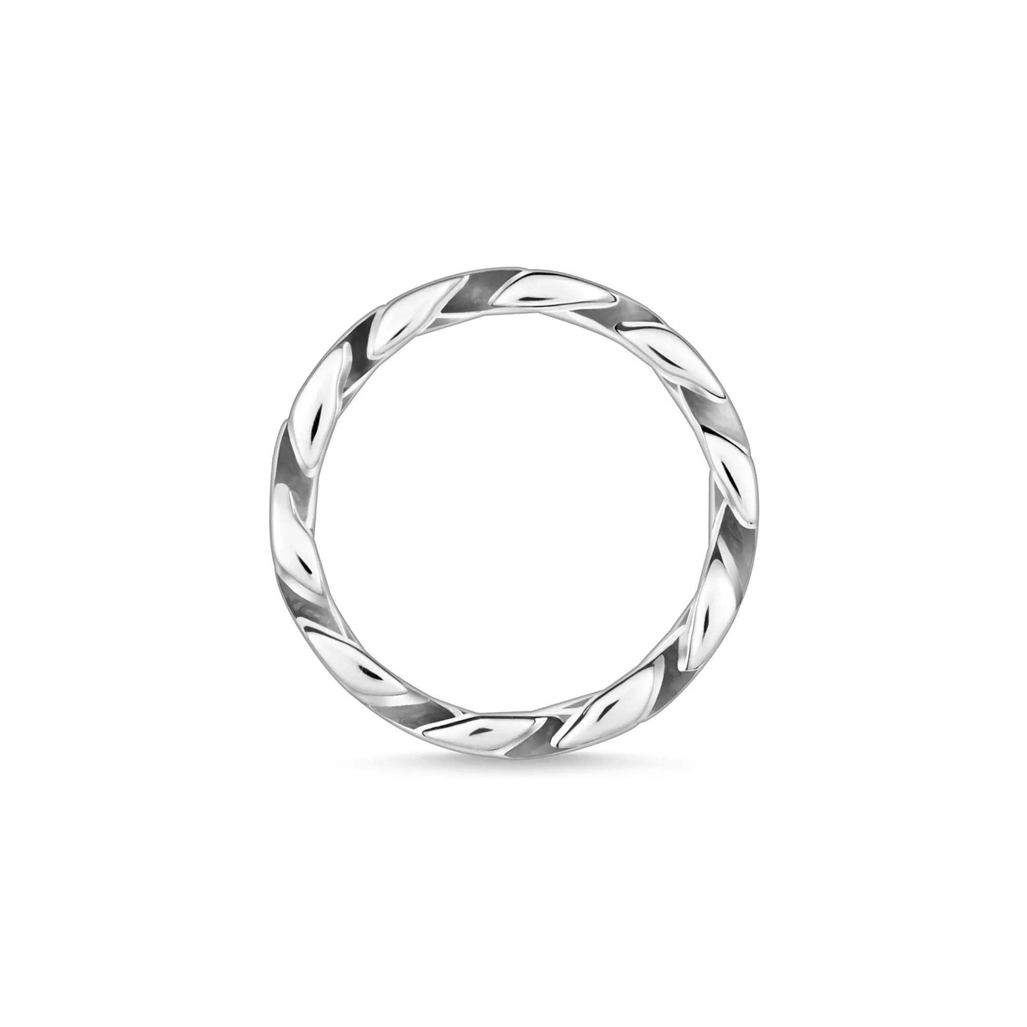 Thomas Sabo Ring - Ring mit Panzerketten - Design - Silber gesch. – Ansicht 2