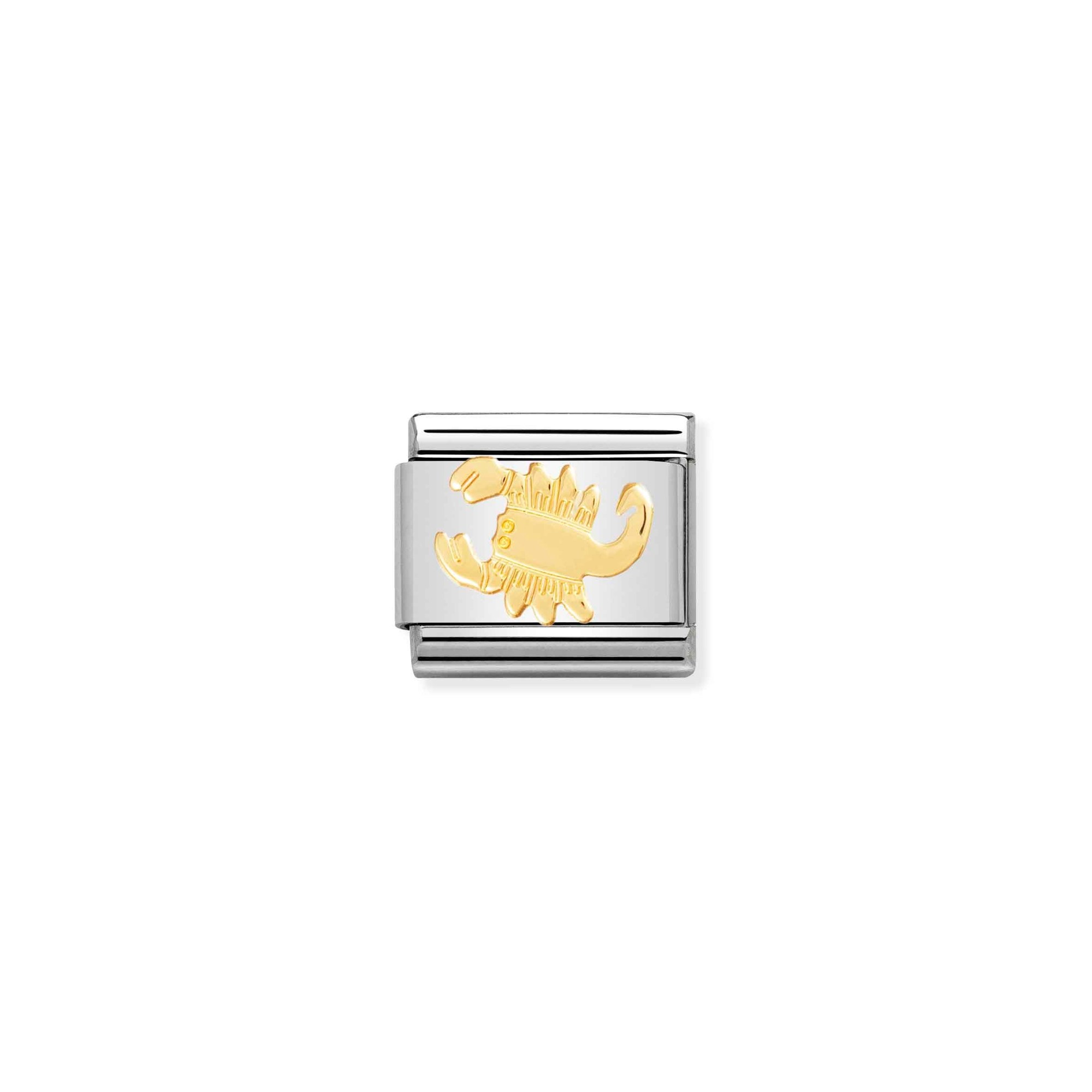 Nomination Composable Classic Charm Sternzeichen Skorpion - Edelstahl, Gelbgold