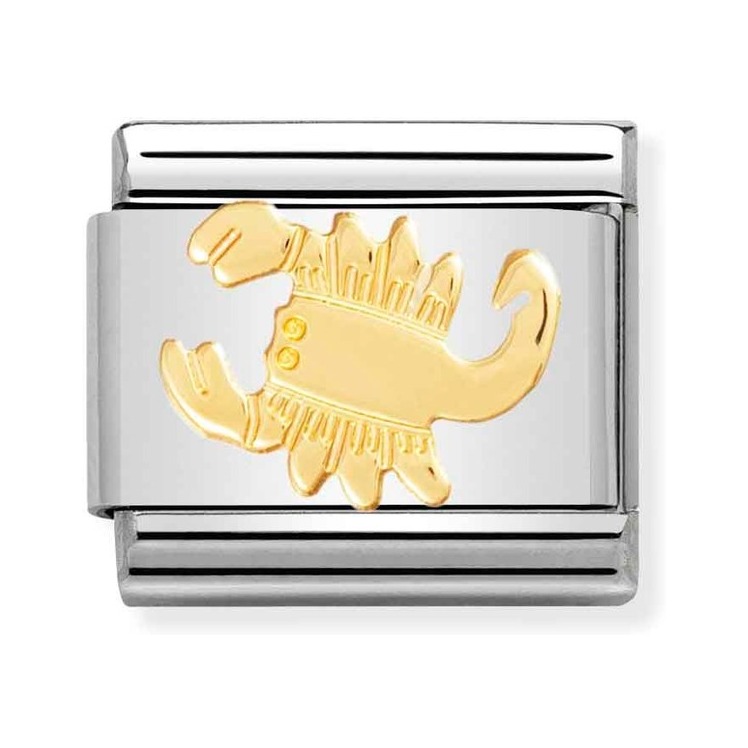 Nomination Composable Classic Charm Sternzeichen Skorpion - Edelstahl, Gelbgold