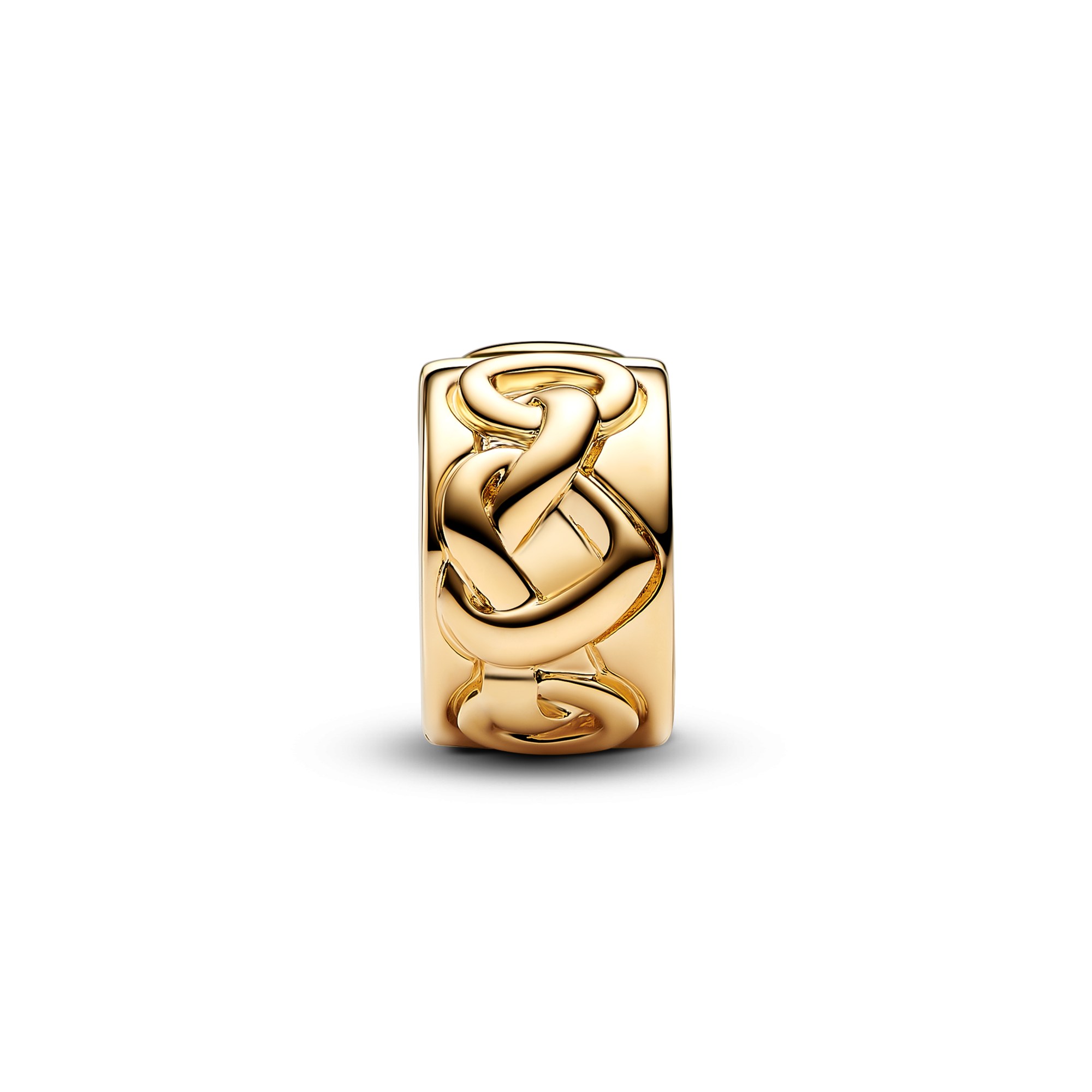 Pandora Liebesknoten CLIP-Stopper - Gelbgold vergoldet – Ansicht 3