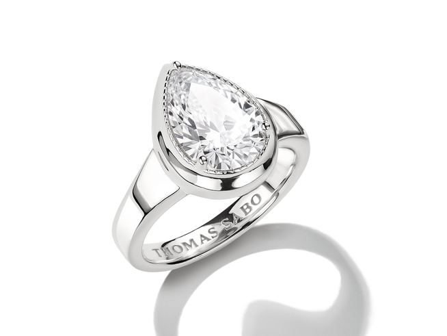 Thomas Sabo ELYNDRA TR2522-051-14-60 - Ring Gr. 60 - Sterling Silber recy. & Zirkonia