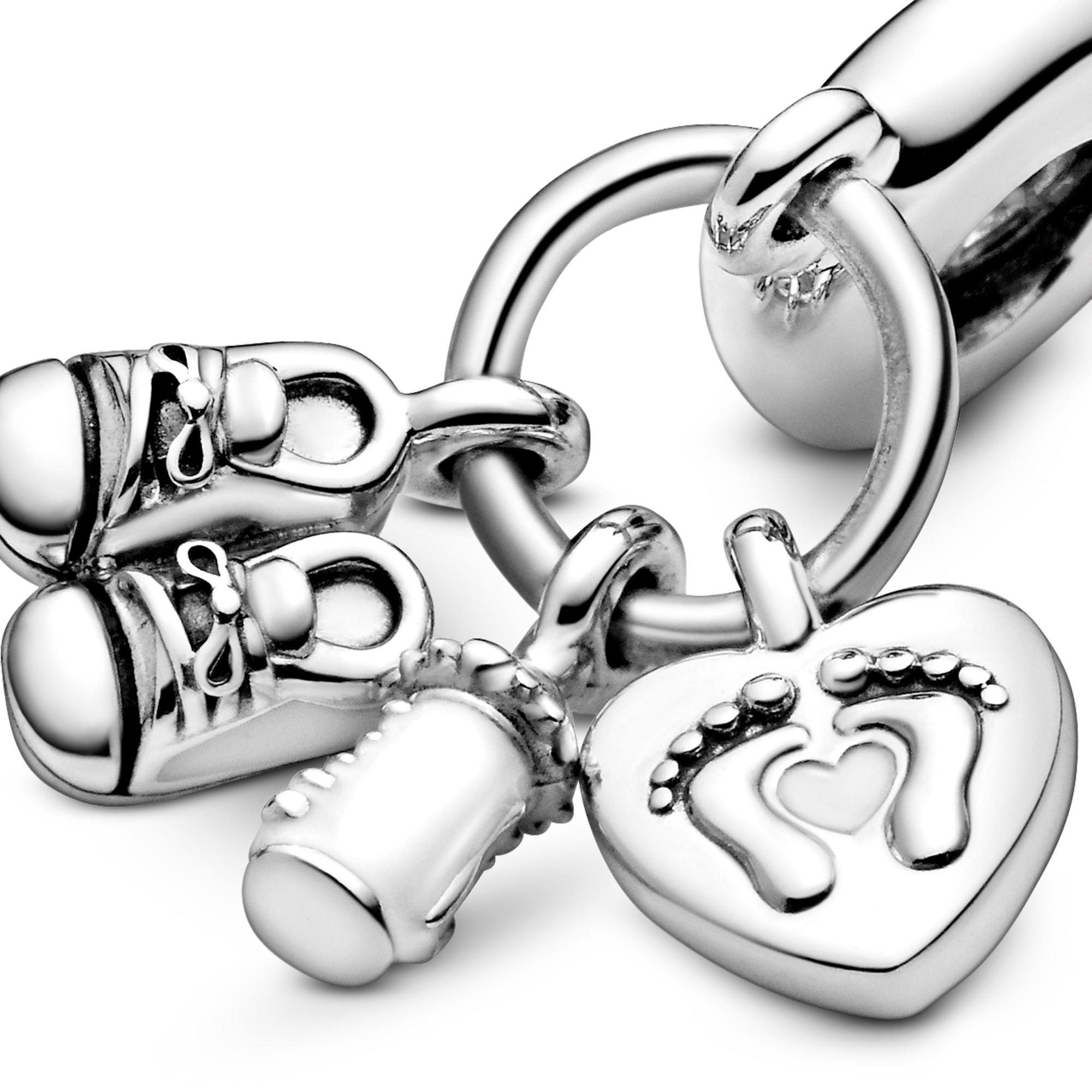 Pandora Shoes, baby bottle - Schuhe, Babyflasche und Herz – Ansicht 3