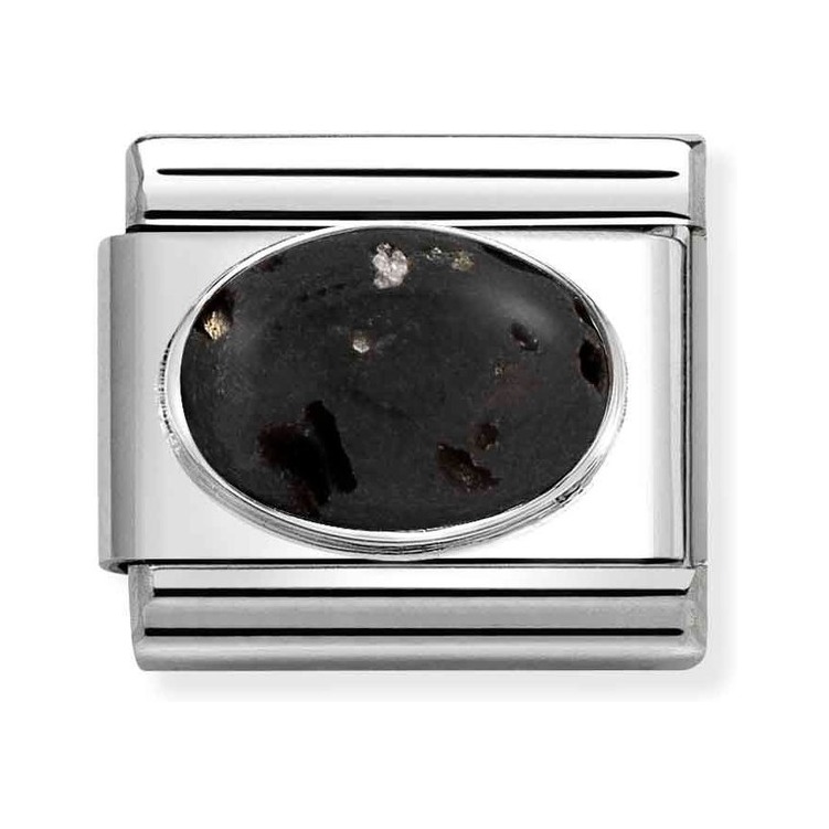 Nomination Composable Classic Charm Lavastein - Edelstahl, Sterling Silber