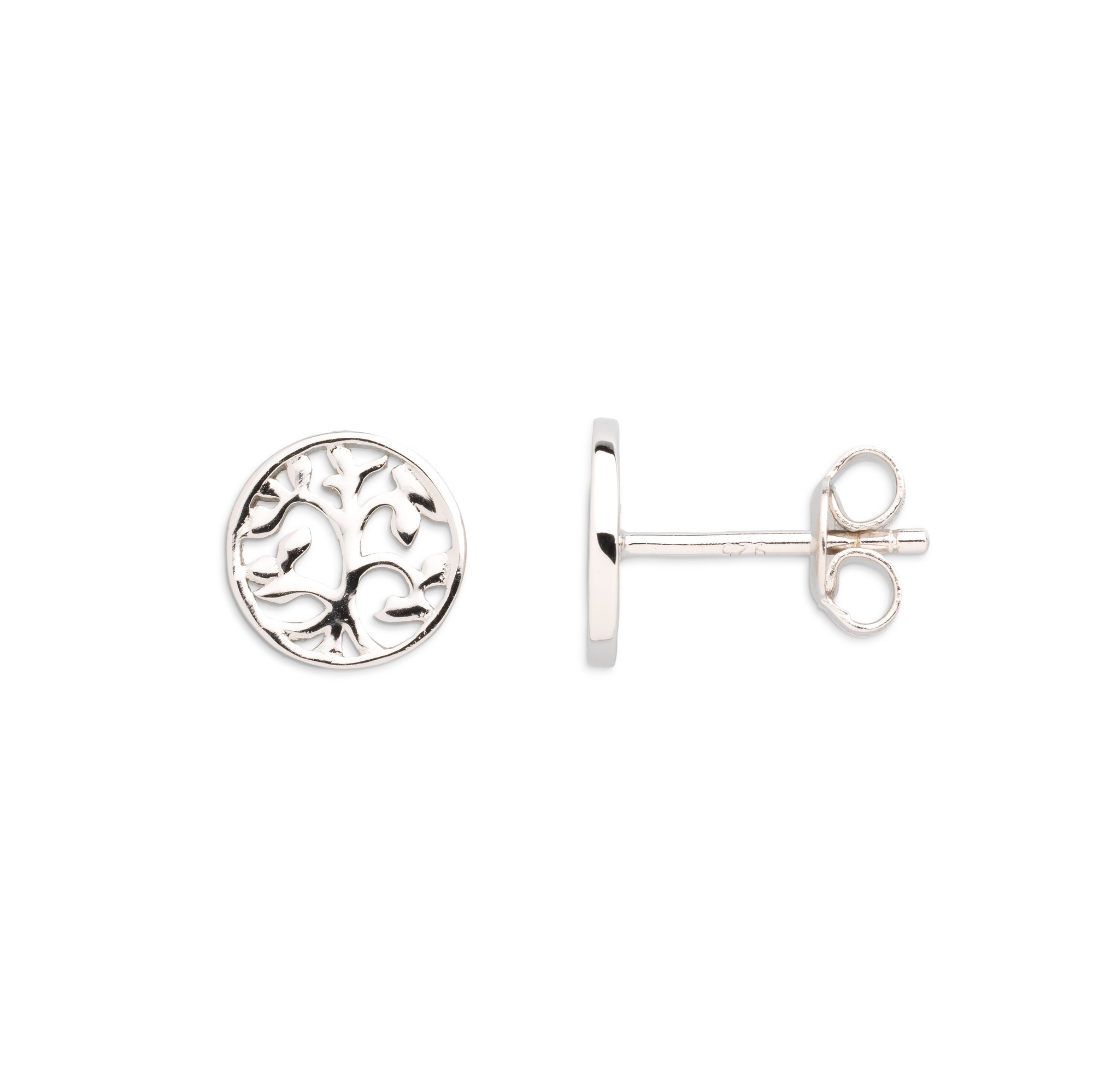 XENOX Ohrringe LEBENSBAUM - Sterling Silber – Ansicht 2