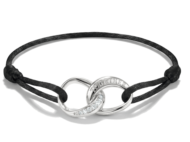 Thomas Sabo Together - A2236-051-11-L24V Armband - 24 cm - Sterling Silber recy. & Zirkonia - schwarz