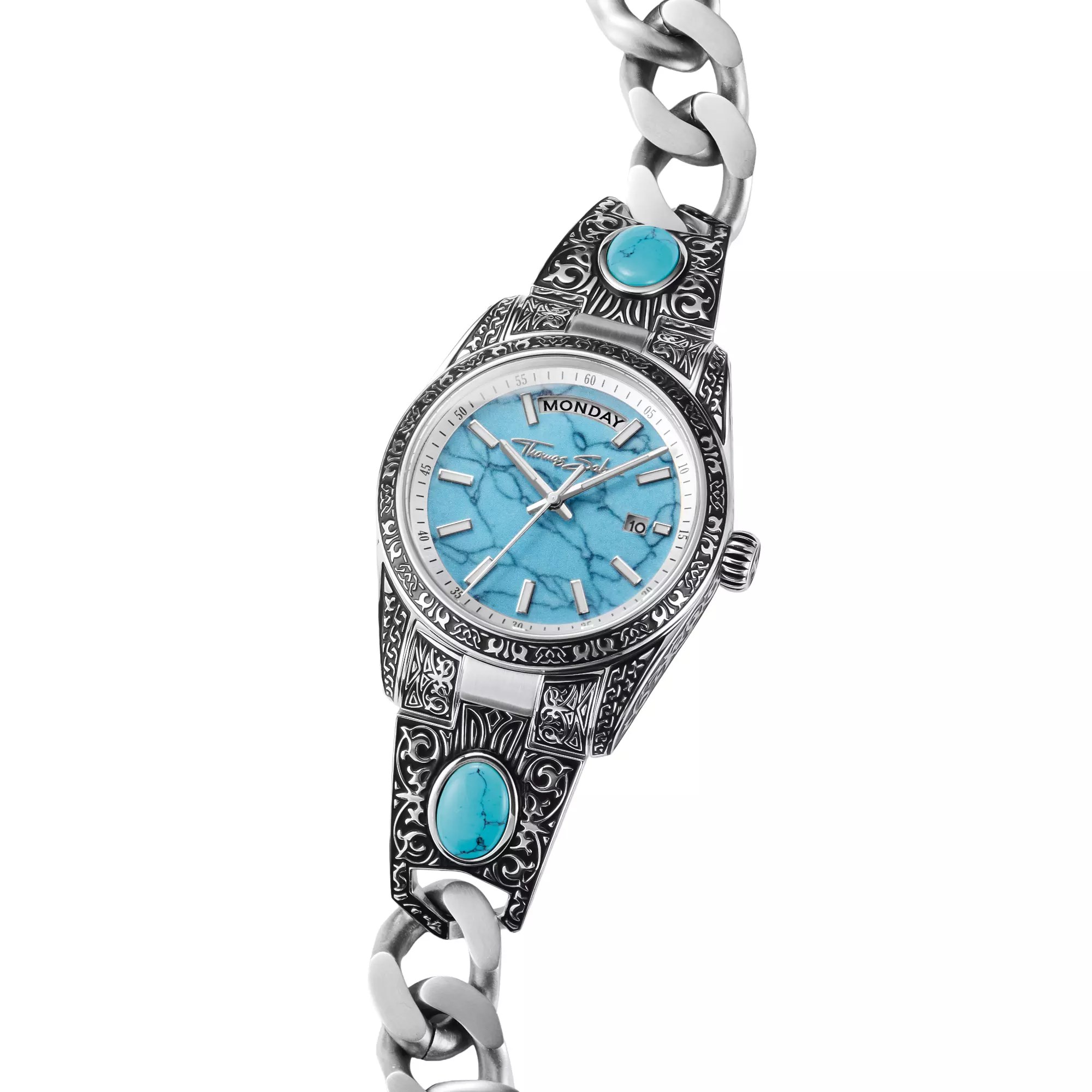 Thomas Sabo Uhr WA0455-201-215 Western-Ornamente - Edelstahl - 36 mm – Ansicht 2