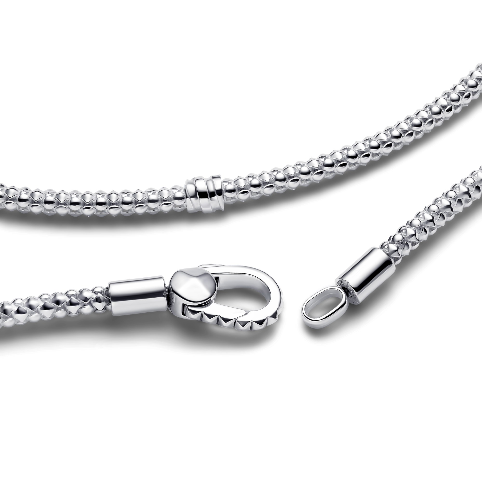Pandora Silberarmband Nieten Karabinerverschluss – Ansicht 3