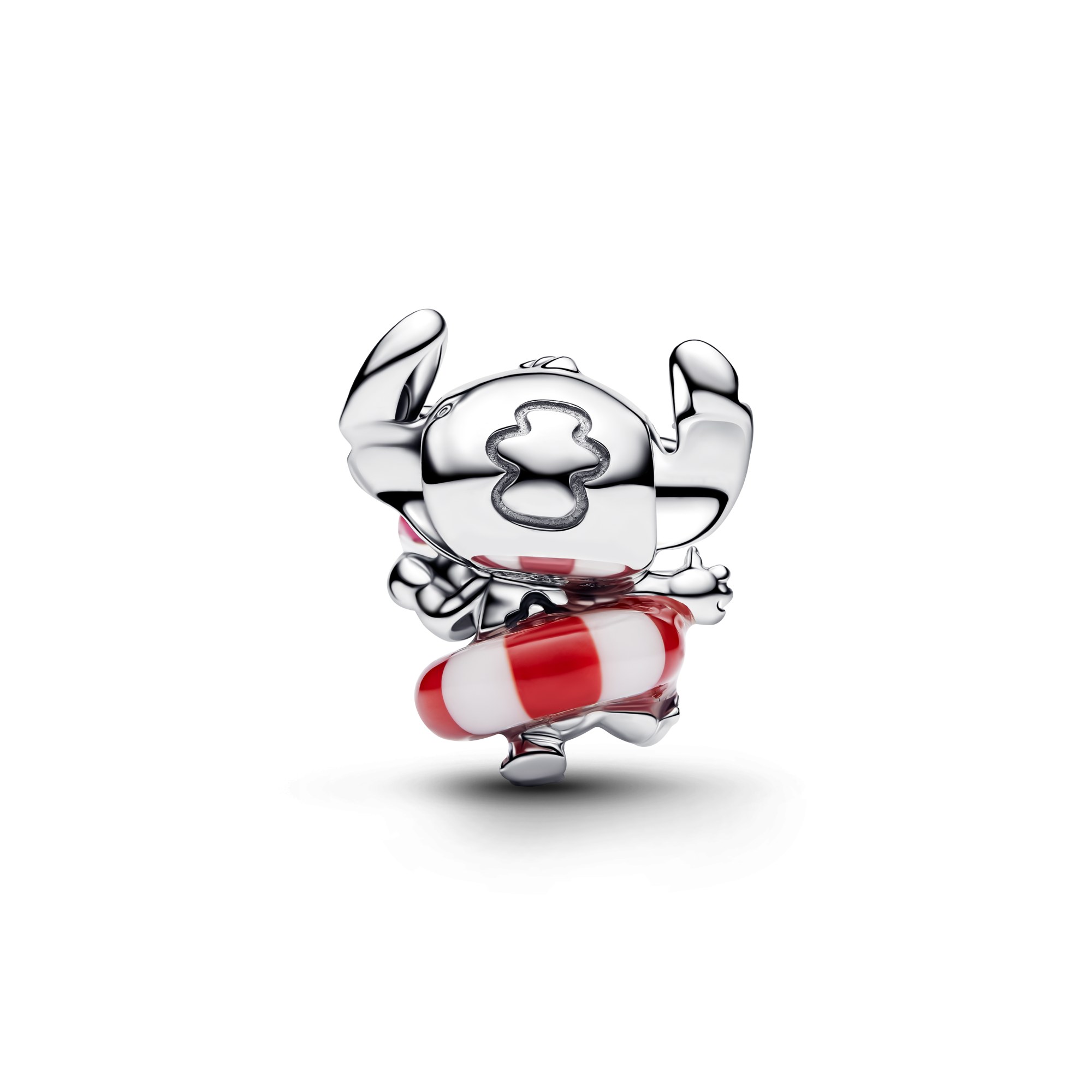Pandora Disney Stitch Sommer-Spaß charm - Silber - Pink – Ansicht 3