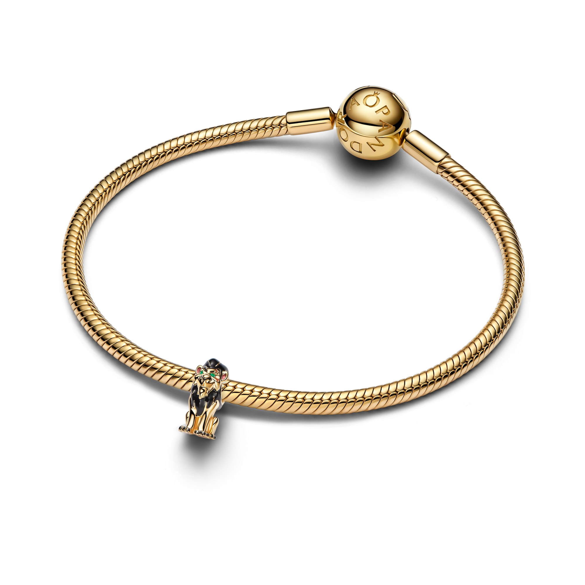 Pandora Disney - Scar - König der Löwen Charm - Gelbgold Vergoldung – Ansicht 3
