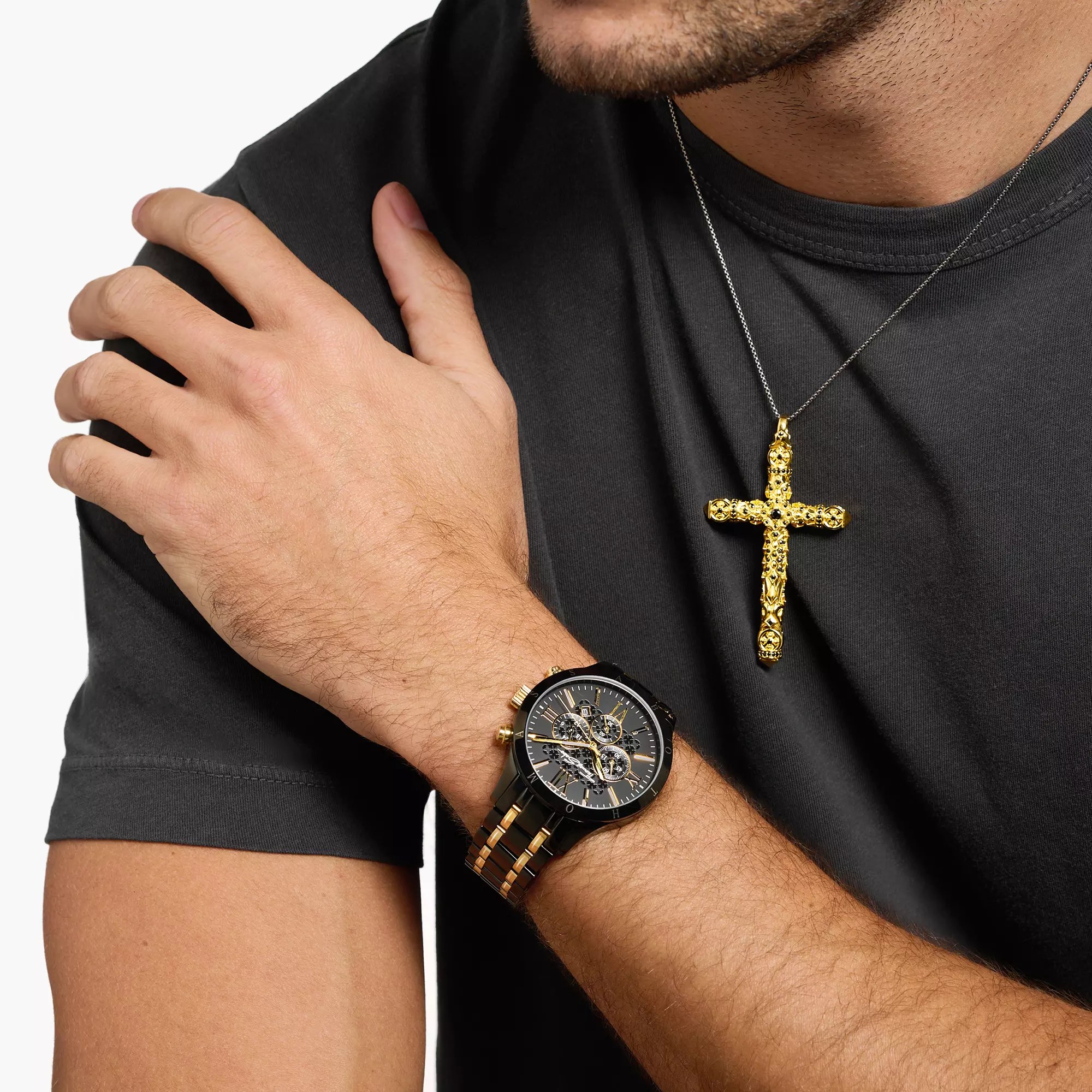 Thomas Sabo Herrenuhr Rebel Urban bicolor – Ansicht 4