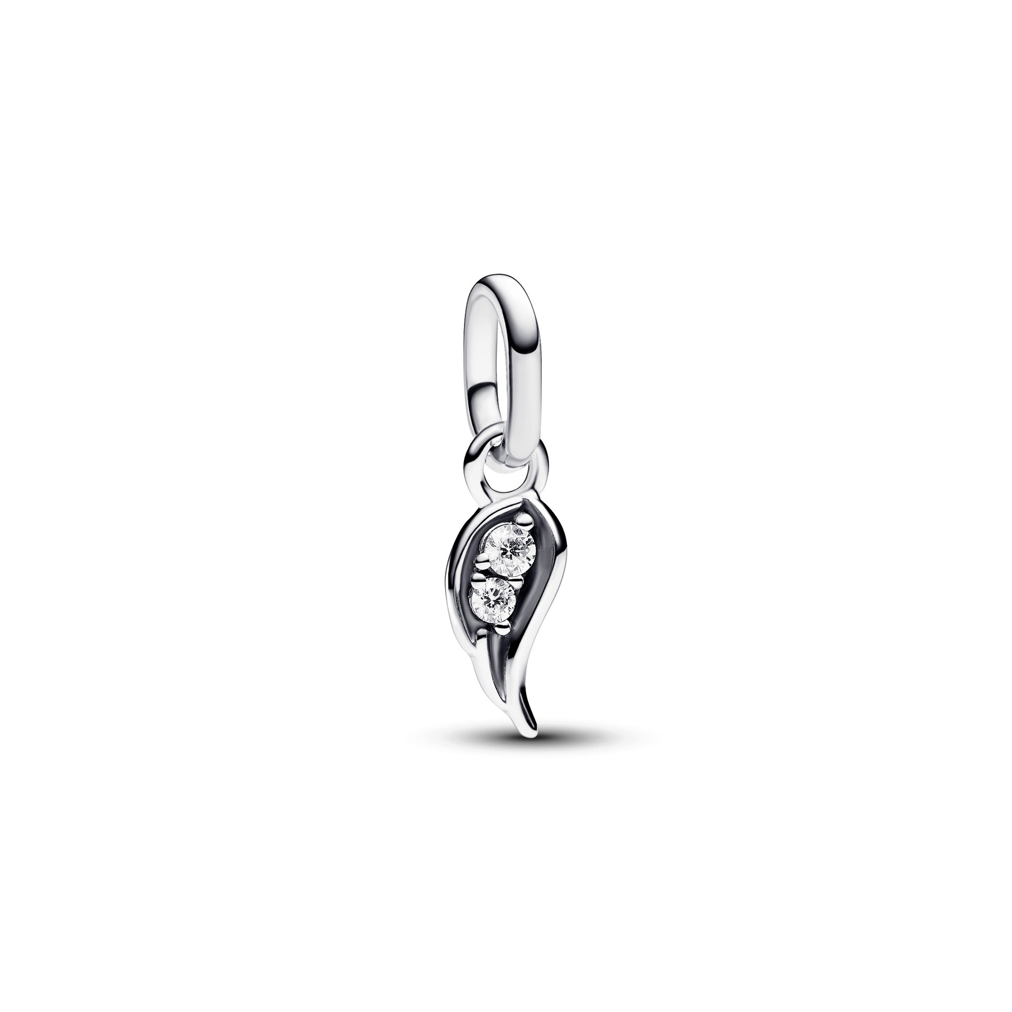 Pandora ME Charms - Funkelnder Engelsflügel-Mini-Anhänger - Sterling Silber - Zirkonia