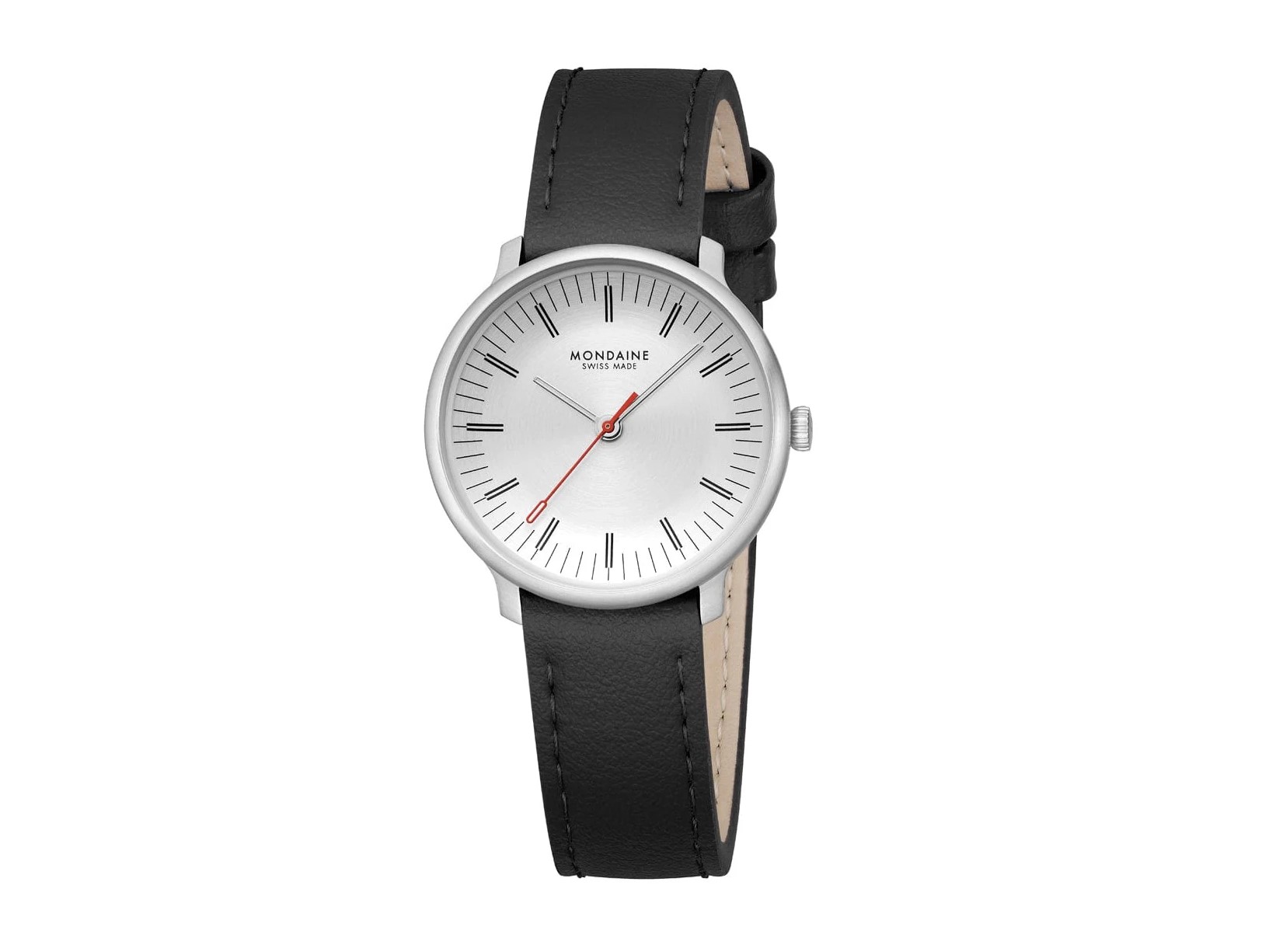 Mondaine Uhr MLE.33110.LBV - Doppio - Schwarz - 33 mm