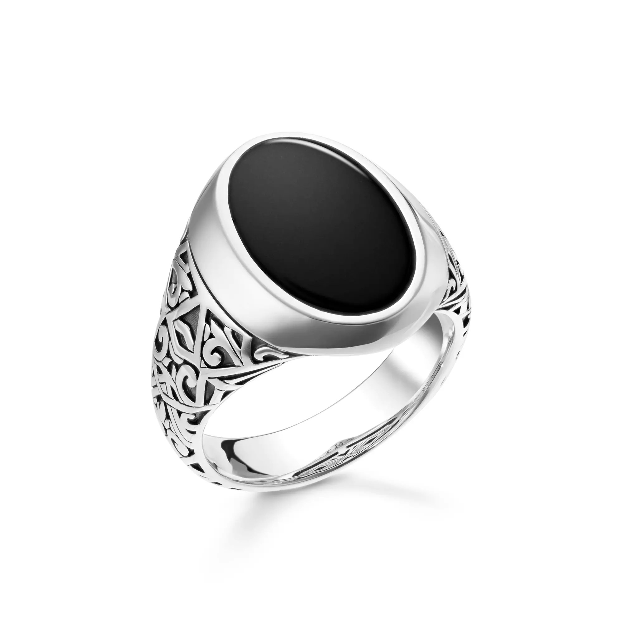 Thomas Sabo Ring schwarz – Silber