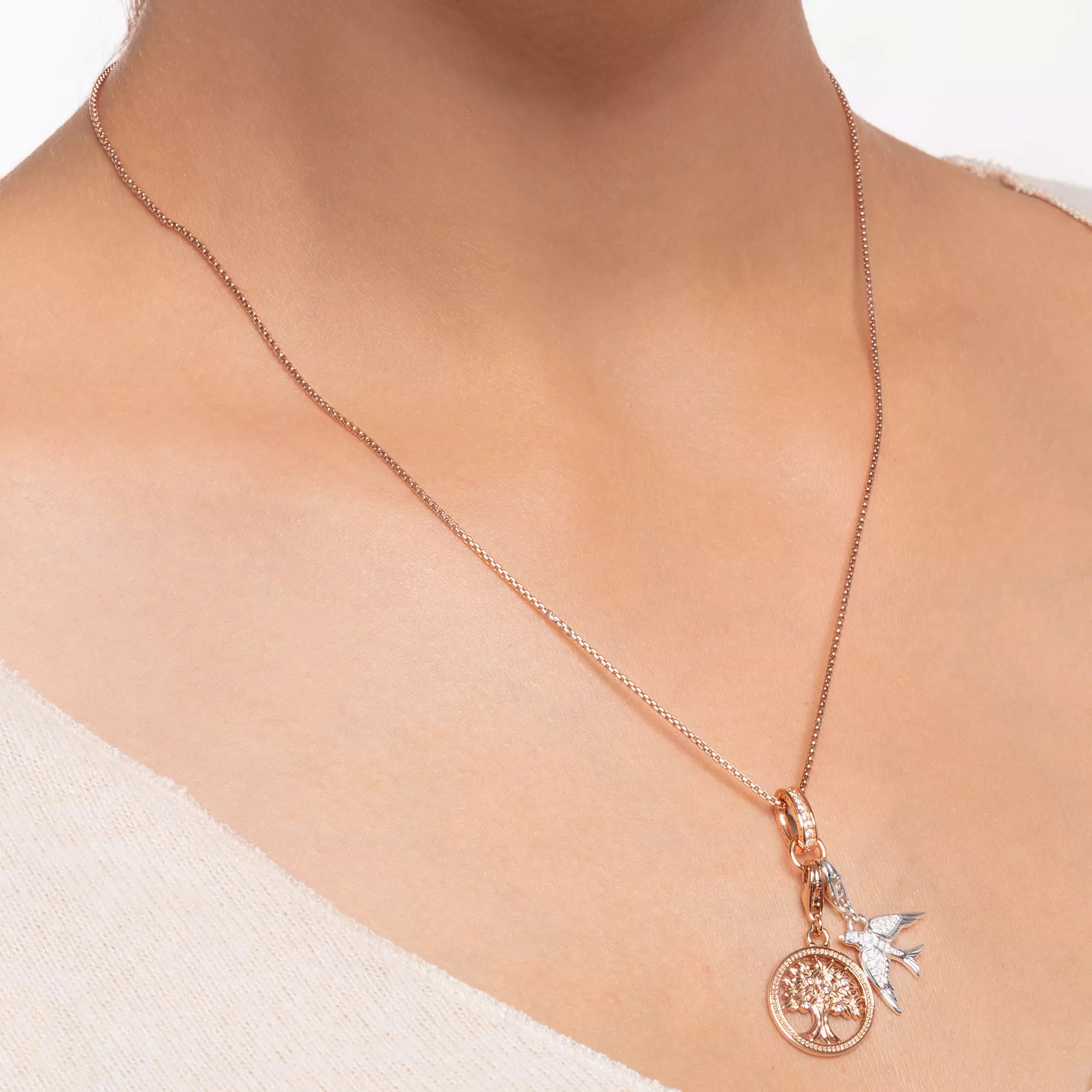 Thomas Sabo charm - Schwalbe - Vogel - Silber - Zirkonia – Ansicht 2
