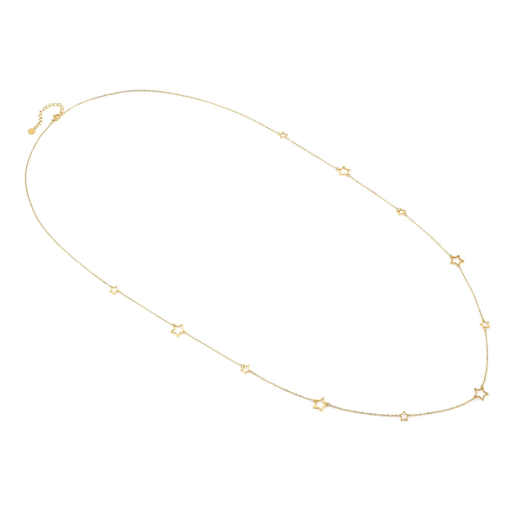 Nomination RITMATIKA Halskette - 100-105 cm aus - mit Schmucksymbolen verziert – Sterne goldfarben – Ansicht 5