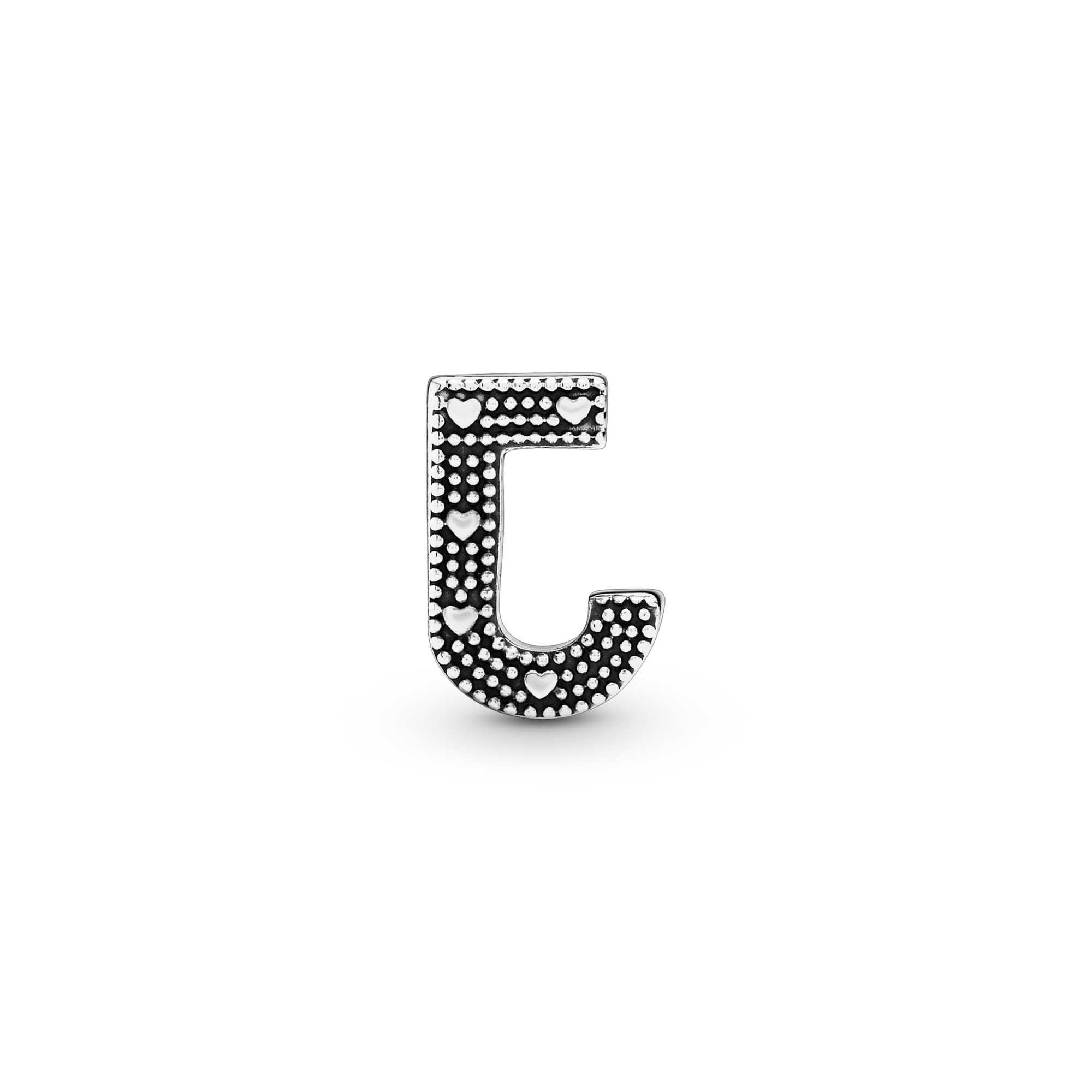 PANDORA Charm - Buchstabe J - Letter J - 925 Sterling Silber – Ansicht 2