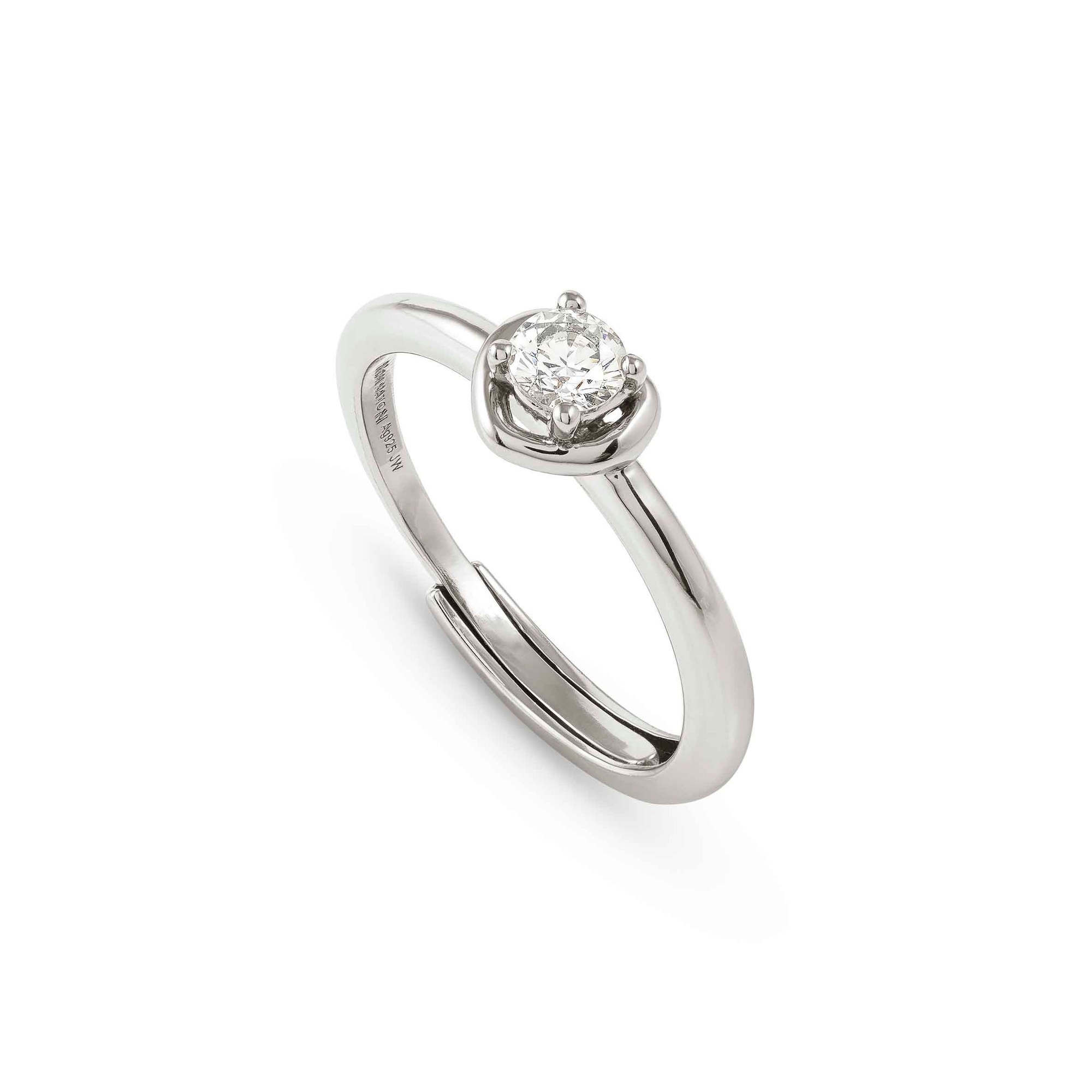 Nomination Sterling Silber - Herz - rhod. Ring - Cosmiclove – Ansicht 2