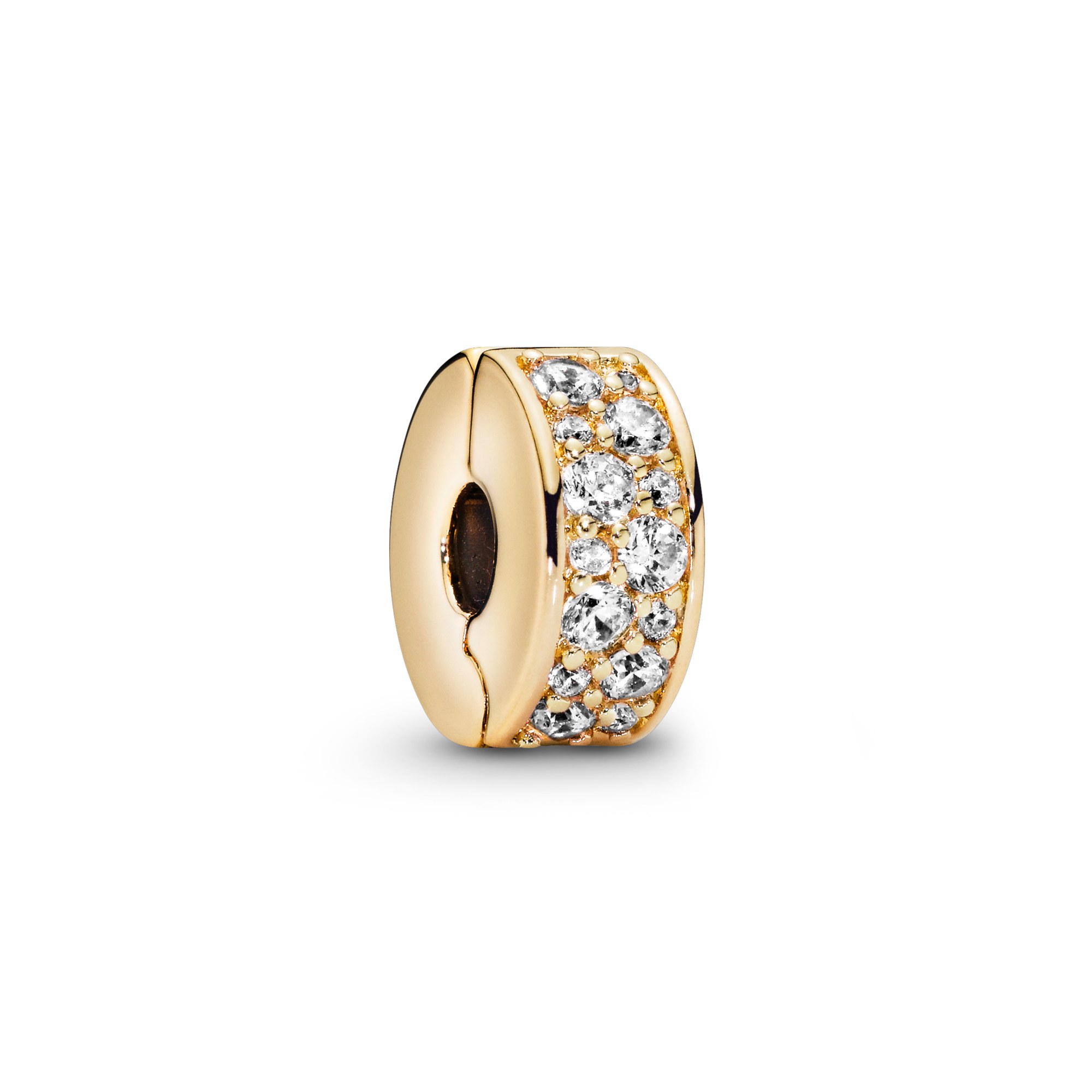Pandora Zirkonia Pavé Clip Stopper - mit Silikoneinlage