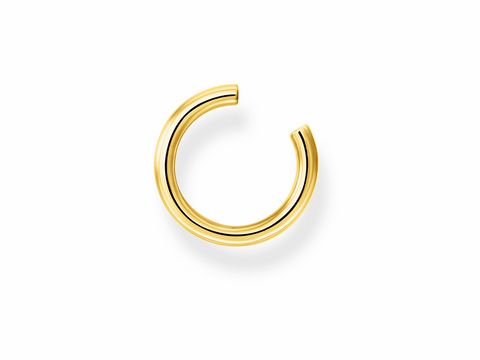 Ohrklemme von Thomas Sabo in Silber und Gelbgold, elegantes und modernes Design, ideale Ergänzung für jeden Schmuckstil. Perfekt für ein trendbewusstes Auftreten.
