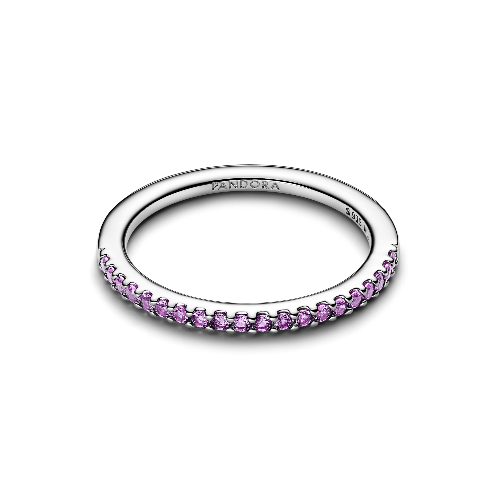 Pandora Funkelnder violetter Halb-Eternity-Ring Zirkonia - Lila – Ansicht 2