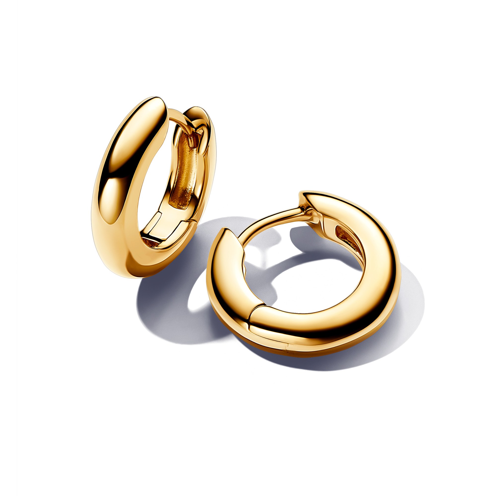 Pandora ESSENCE Runde Ohrringe - Gelbgold verg.