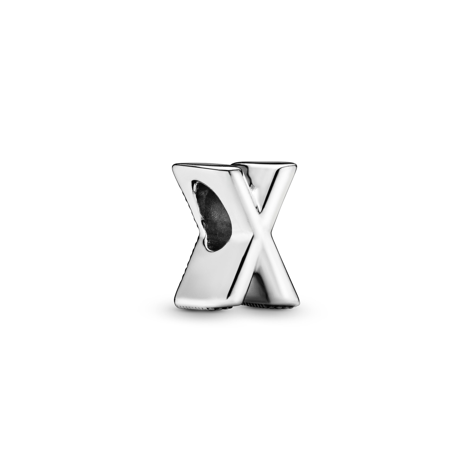 PANDORA Charm - Buchstabe X - Letter X - 925 Sterling Silber