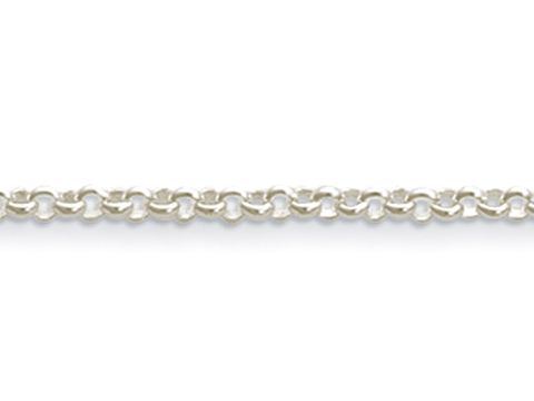 Polierte Silberkette von Thomas Sabo mit einer Länge von 45 cm, geeignet für Charms, ohne Anhänger, zeitloses Design für eleganten Schmuck.