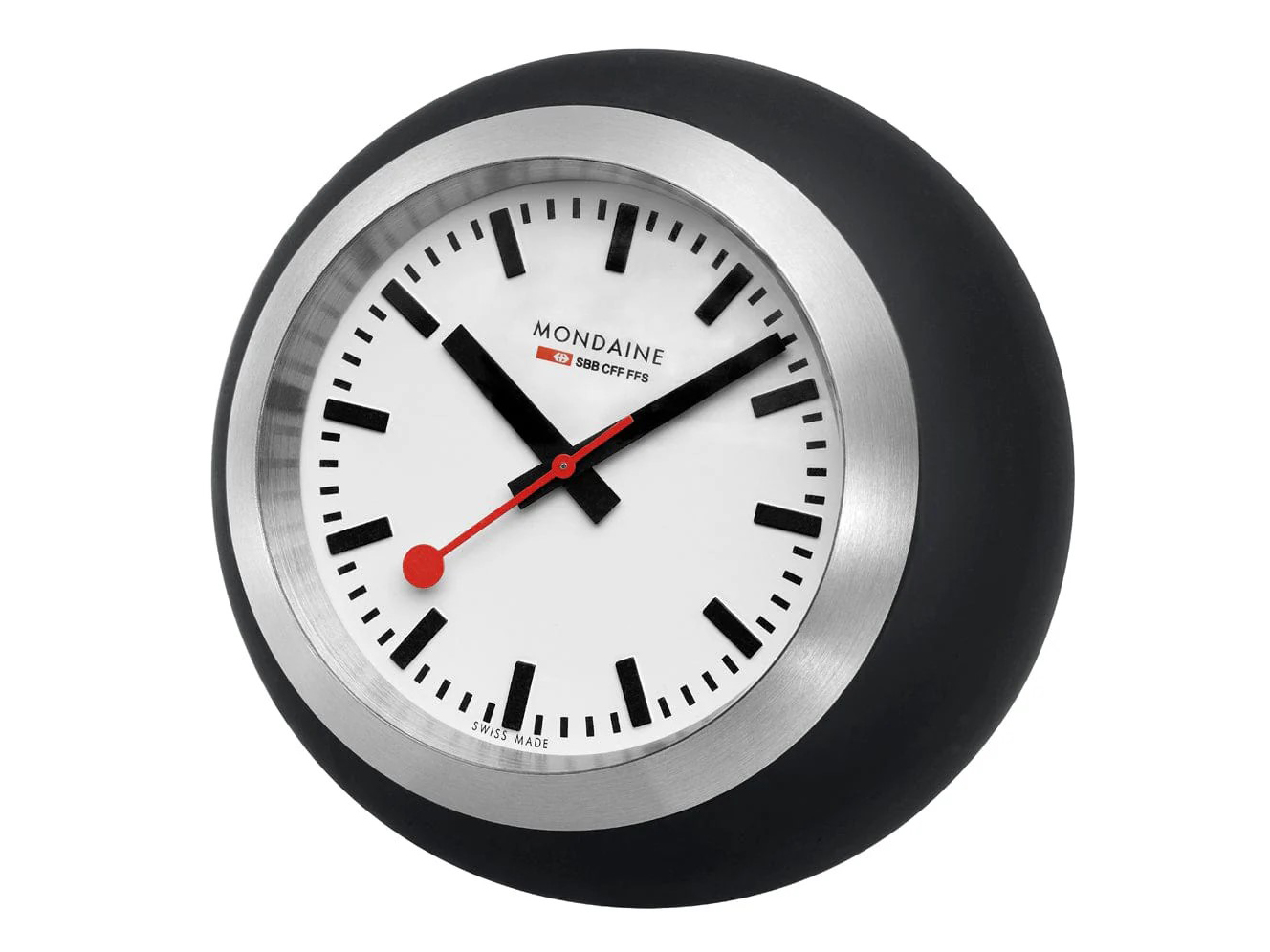 Mondaine Tischuhr Schwarz - A660.30335.16SBO Clocks - 6 cm