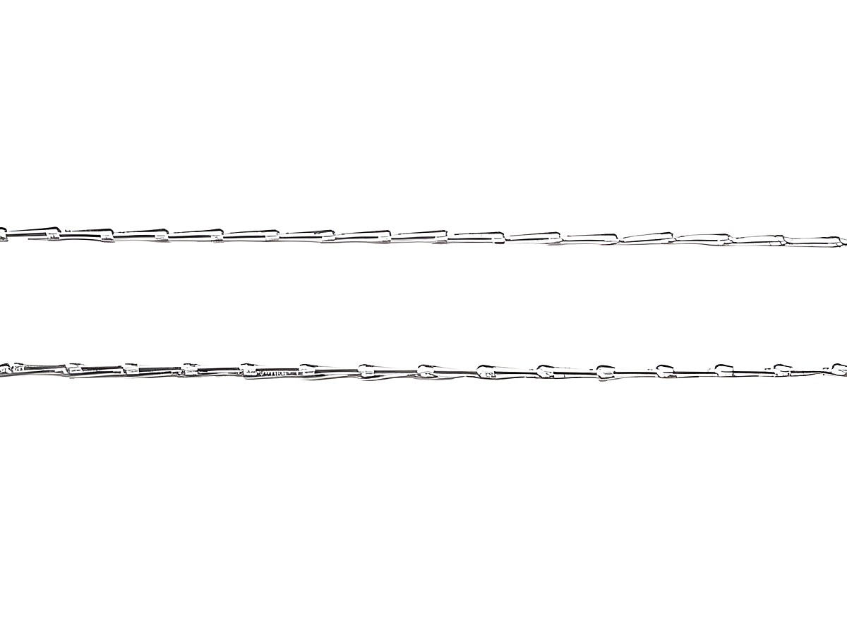 Silber Kette mit exklusivem Haferkorn-Muster, ca 41 cm lang, Hersteller Juwelier Harnisch, ideal für stilvolle Akzente, weiteres Kettenmuster erhältlich.