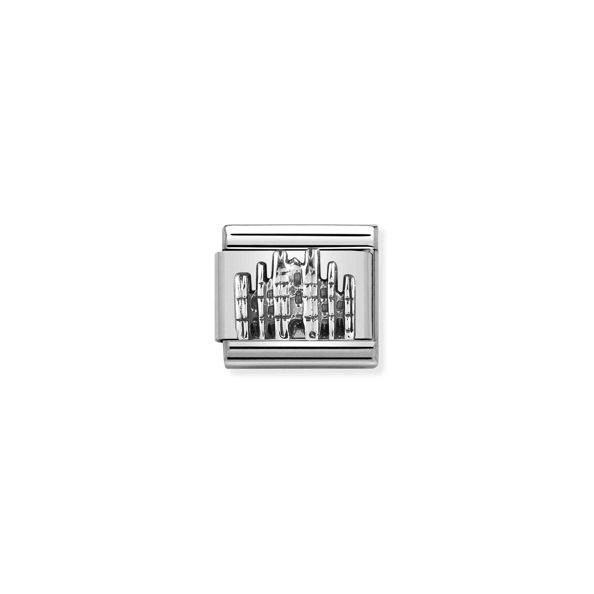 Nomination Composable Classic Charm Mailänder Dom - Edelstahl, Sterling Silber