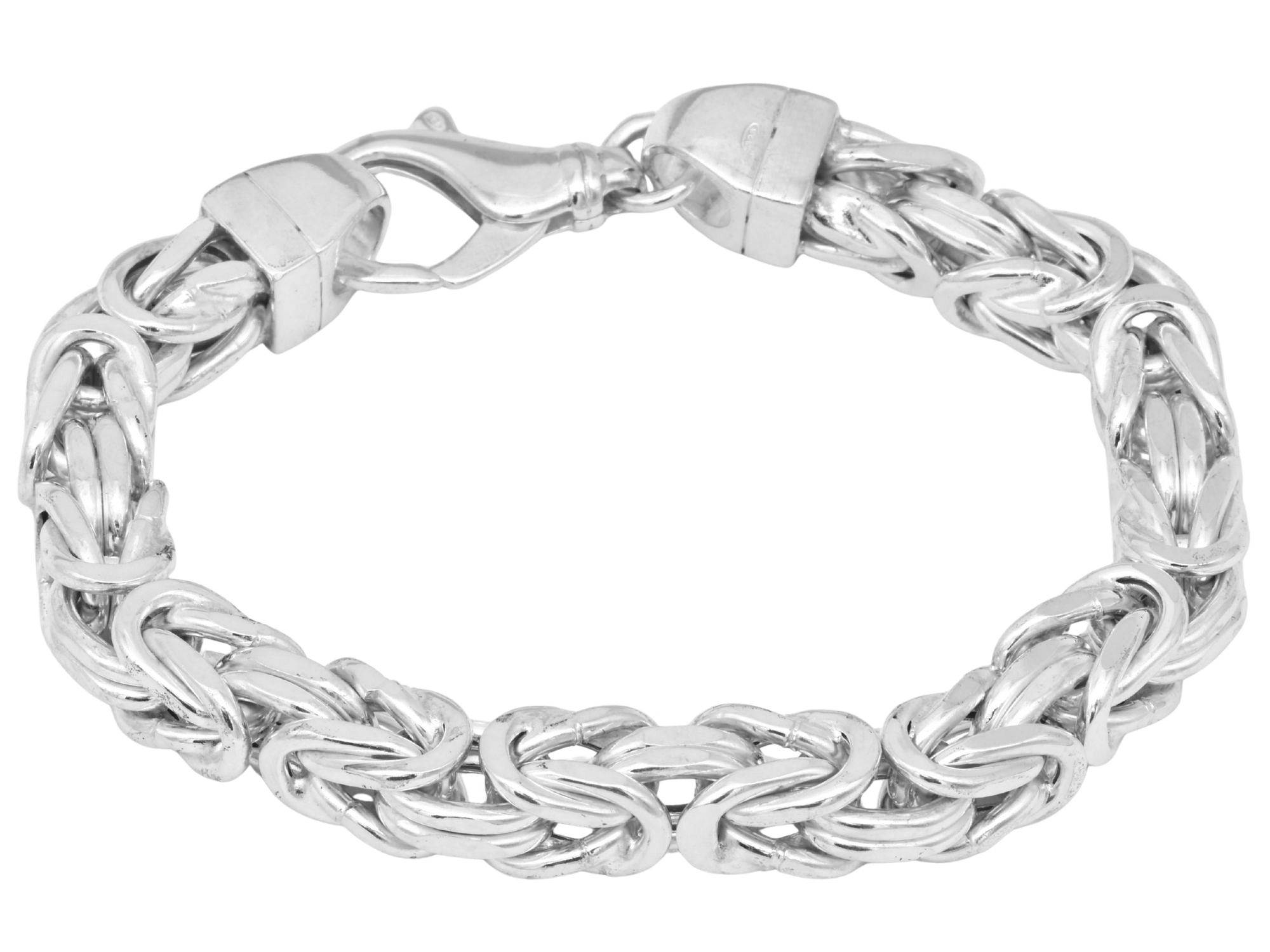 Armband Königsketten Muster - Sterling Silber 925 - poliert - 23 cm