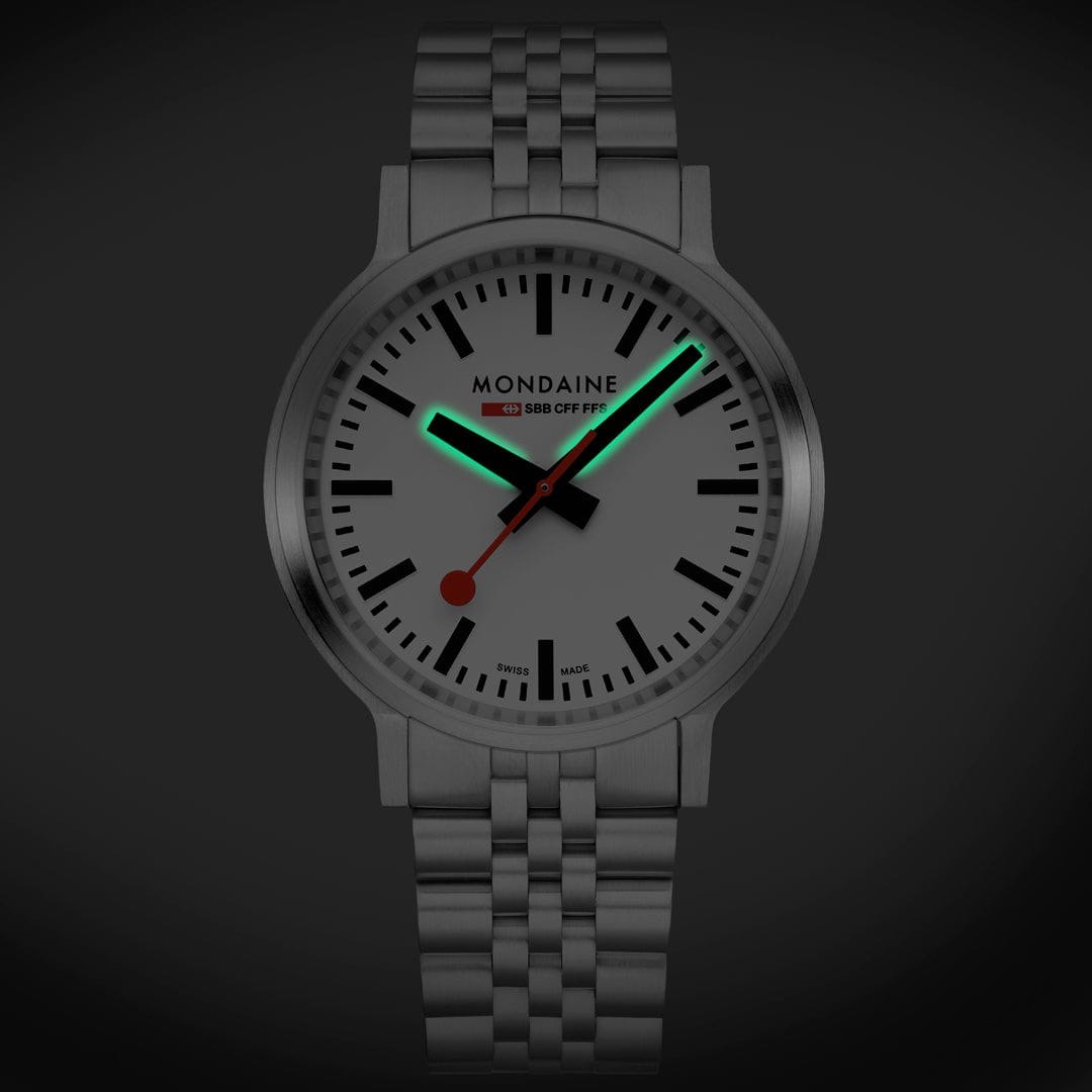 Mondaine Uhr MST.4101B.SJ.2SE stop2go - Edelstahl - 41 mm – Ansicht 3