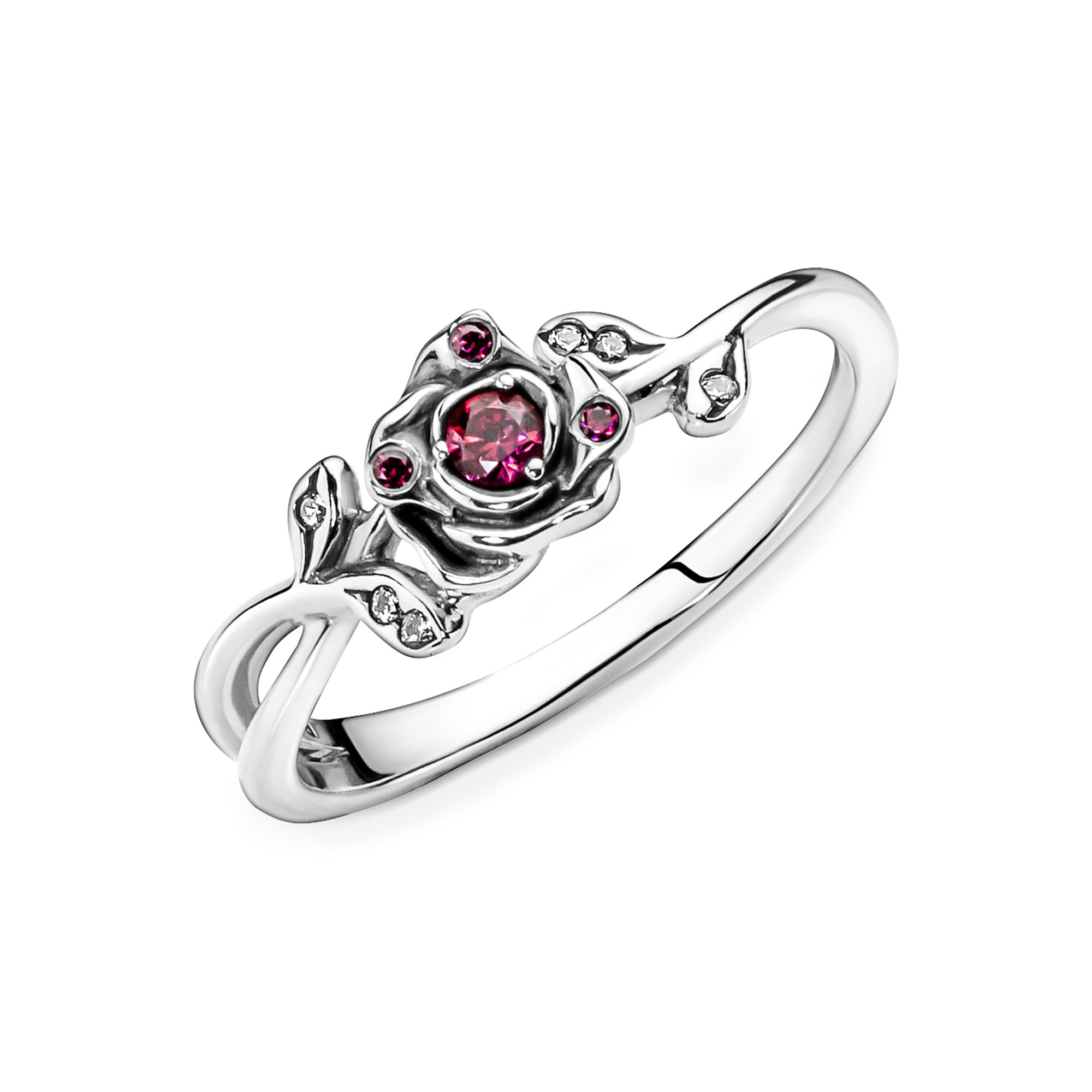 Pandora Ring - Disney - Die Schöne und das Biest - Rosenring - Sterling Silber - Zirkonia - Bunt Ansicht 4 – Ansicht 4