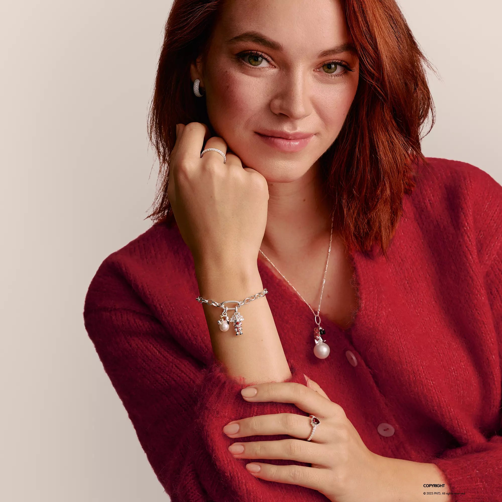 Thomas Sabo Connect - Peanuts Snoopy und Woodstock mit Perle - Charm mit Öse – Ansicht 4