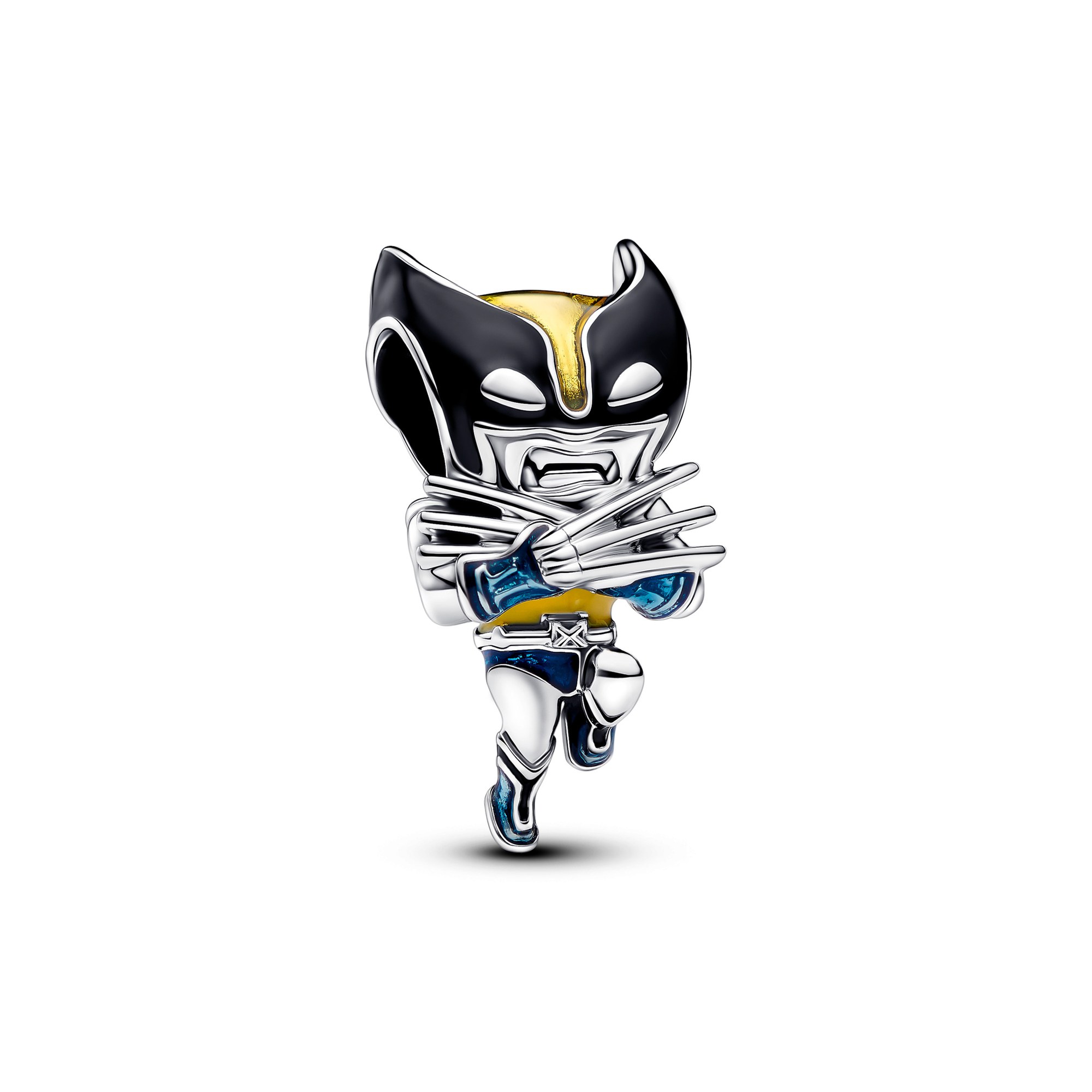 Pandora Marvel Wolverine Charm - Sterling Silber - Emaille Multicolor