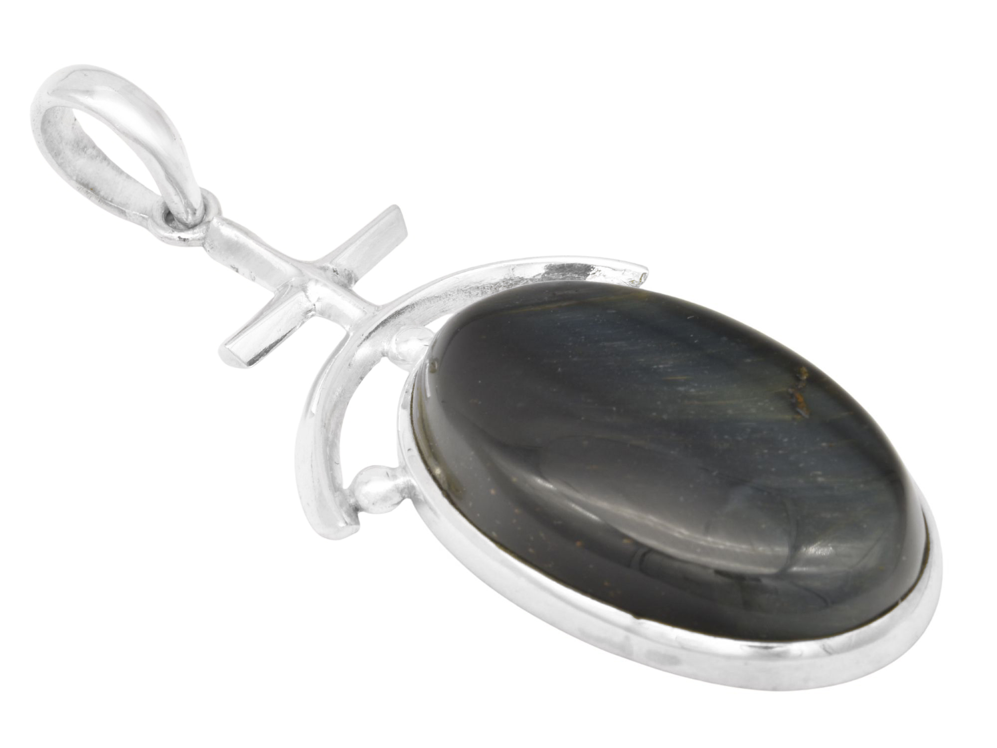 Anhänger Falkenauge DESIGN - Sterling Silber 925 - Falkenauge
