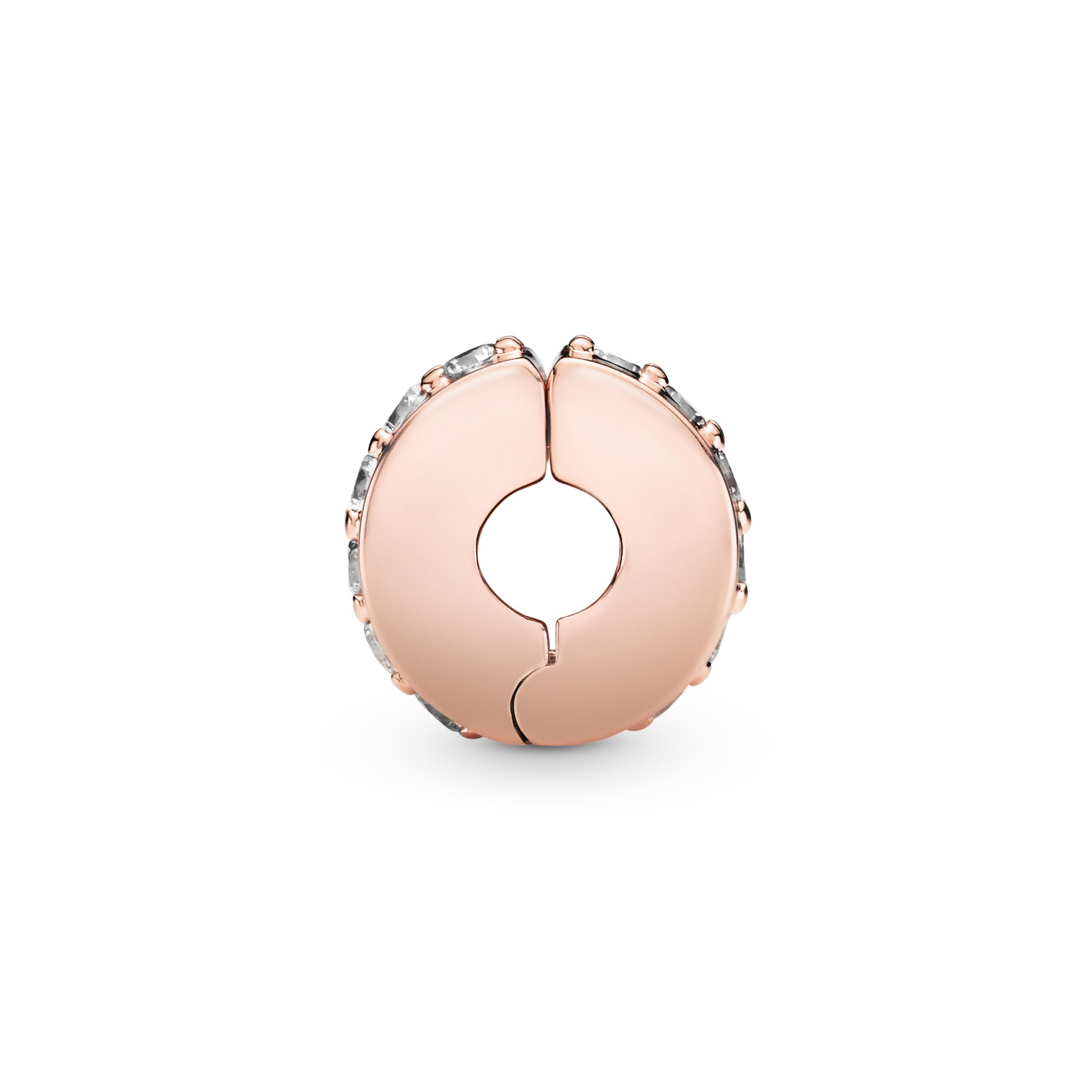 PANDORA Glänzendes Band - Clip Charm - PANDORA Rose – Ansicht 3
