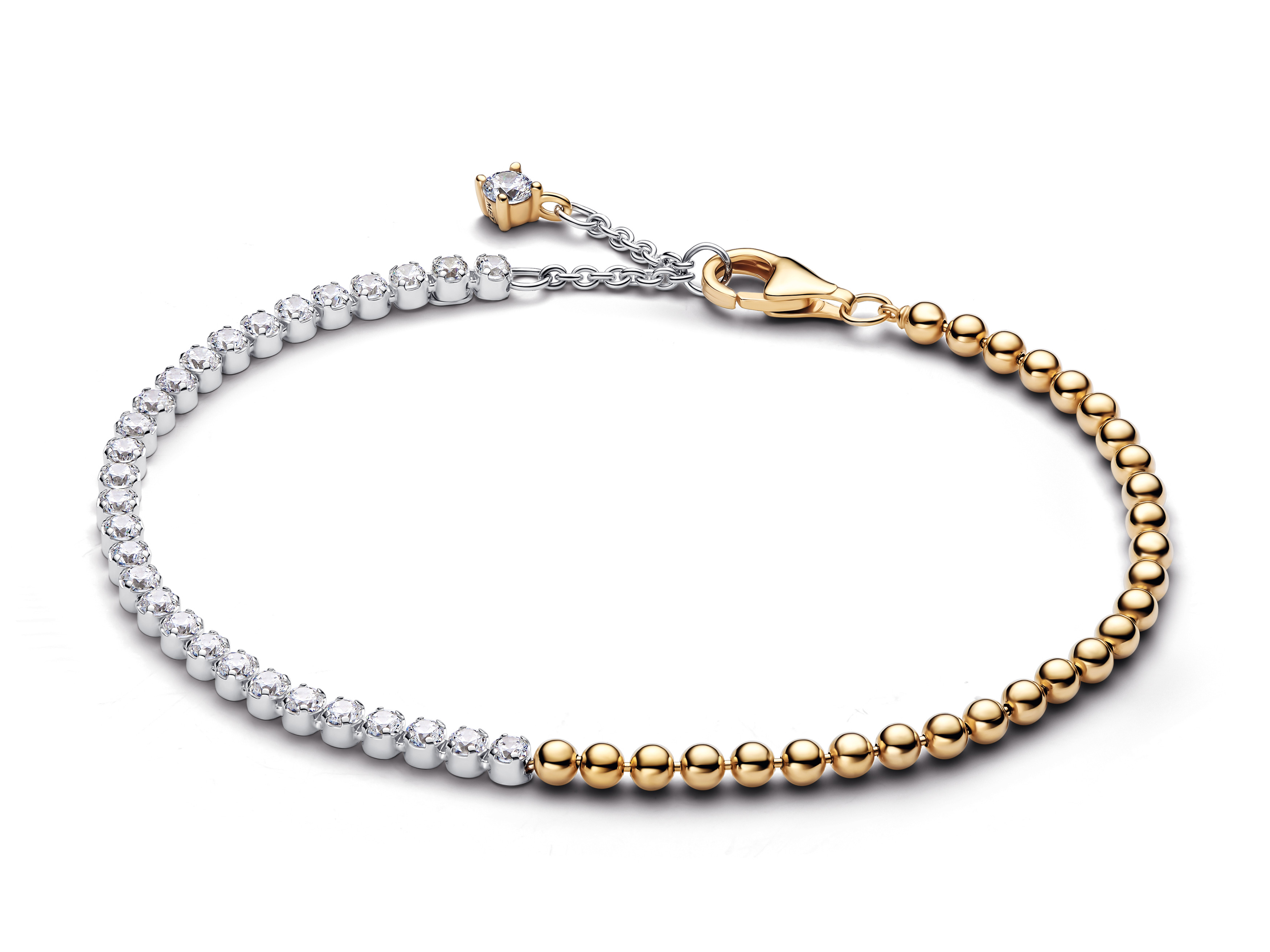 Pandora 564820C01-20 - Armband - Sterling Silber & Gelbgold Vergoldung - Zirkonia - 20cm