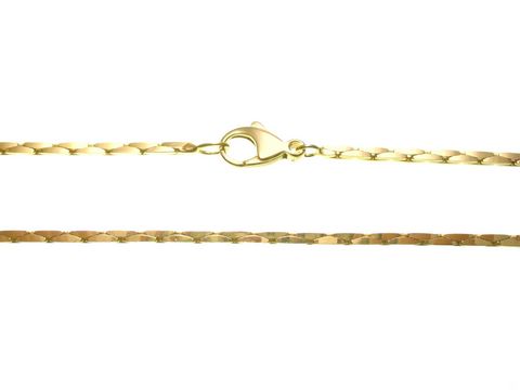 Antikette vierkant gedreht in Gold 333, Länge 43 cm, Stärke 1,4 mm, mit sicherem Karabinerverschluss, Hersteller Juwelier Harnisch. Elegantes Schmuckstück für jeden Anlass.