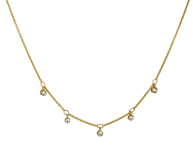 Thomas Sabo Classic TS - KE2071-M01-14-L45V - Halskette - 45 cm - 18K Gelbgold-Vergoldung