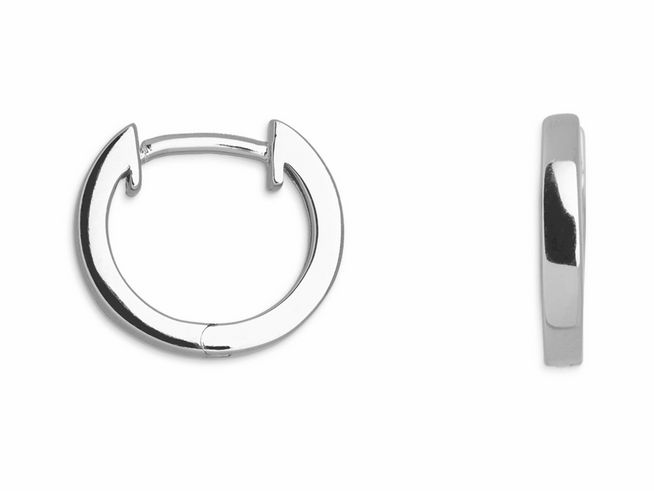 Xenox Sterling Silber Ohrringe XS8658 sind glänzende Creolen mit einer modernen, minimalistischen Form, die elegant und vielseitig tragbar sind. Perfekt für jeden Anlass.