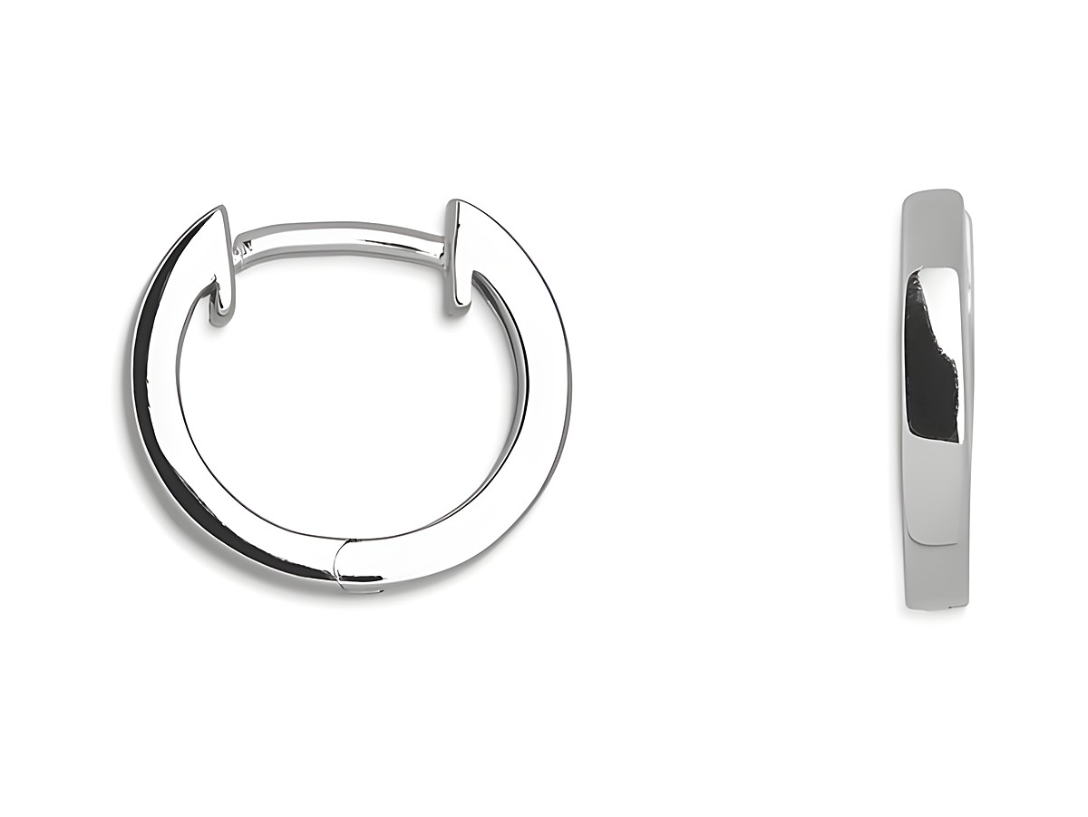 Xenox Sterling Silber Ohrringe XS8658 sind glänzende Creolen mit einer modernen, minimalistischen Form, die elegant und vielseitig tragbar sind. Perfekt für jeden Anlass.