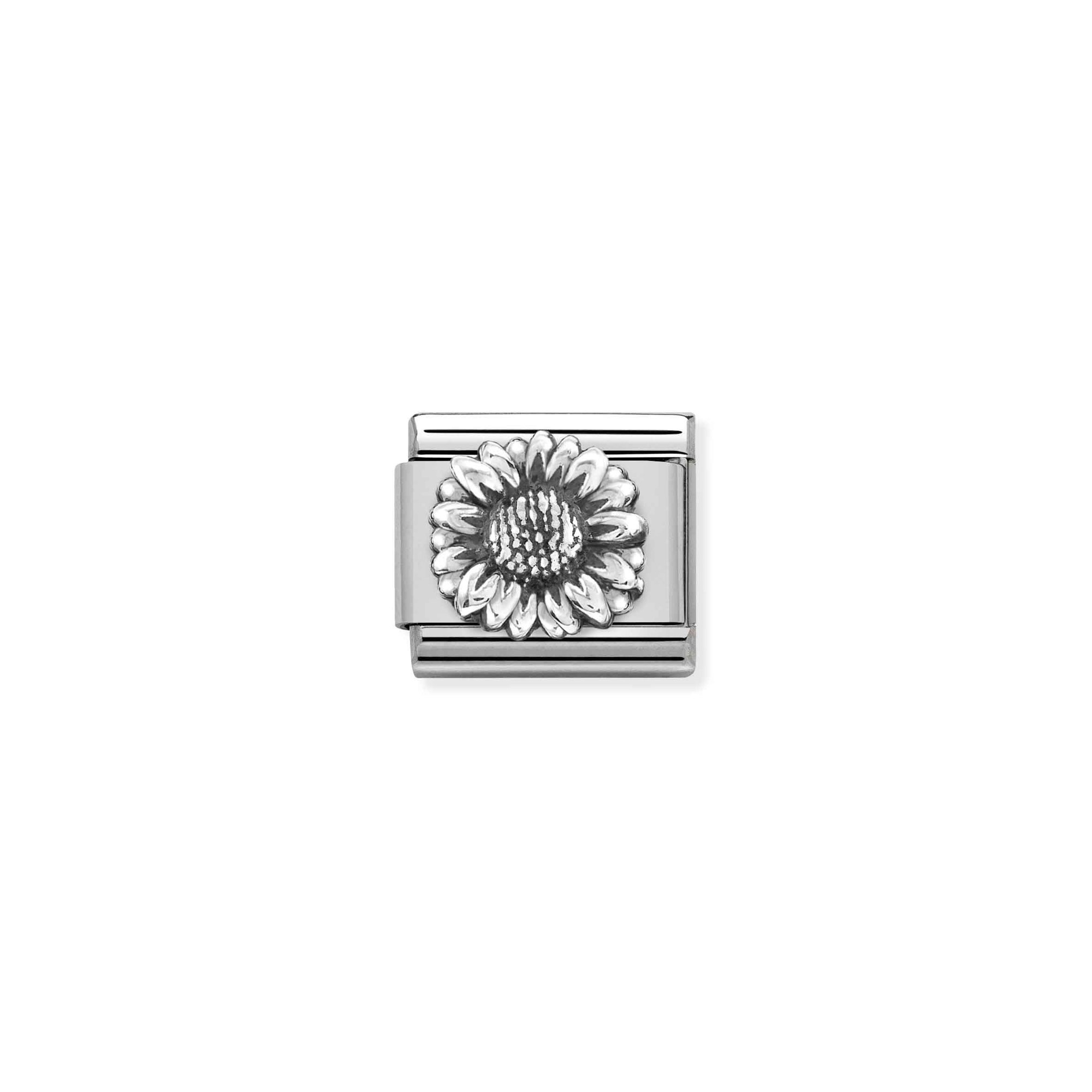 Nomination Composable Classic Charm Sonnenblume - Edelstahl, Sterling Silber